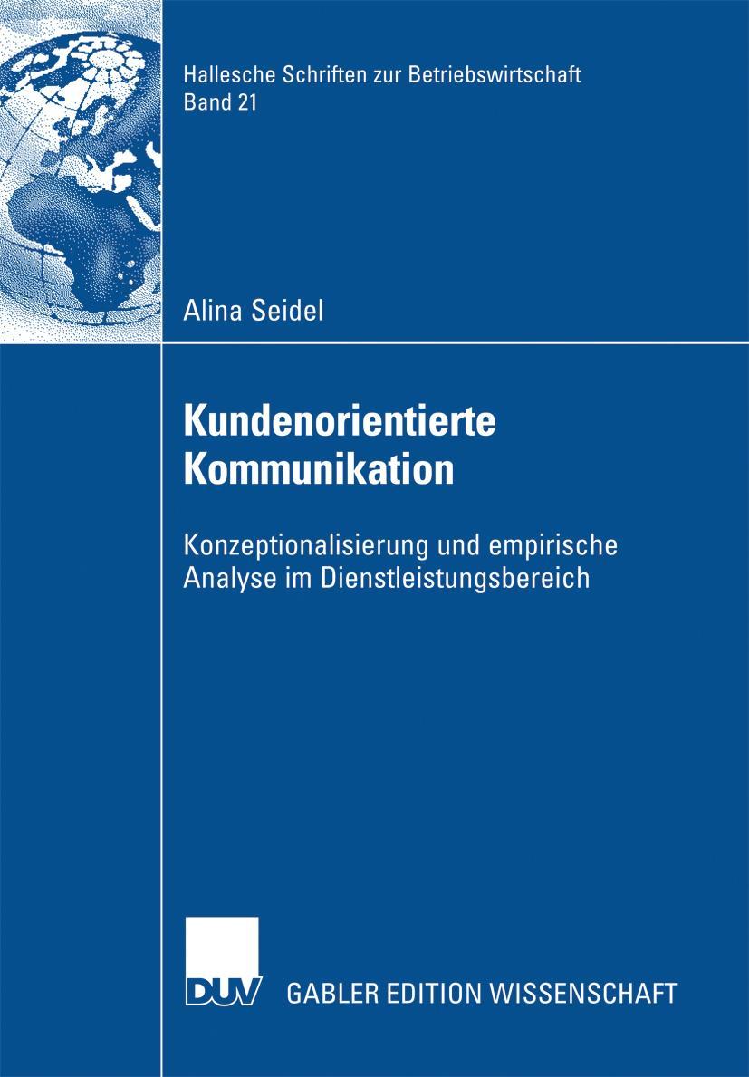Vorderes Coverbild Kundenorientierte Kommunikation