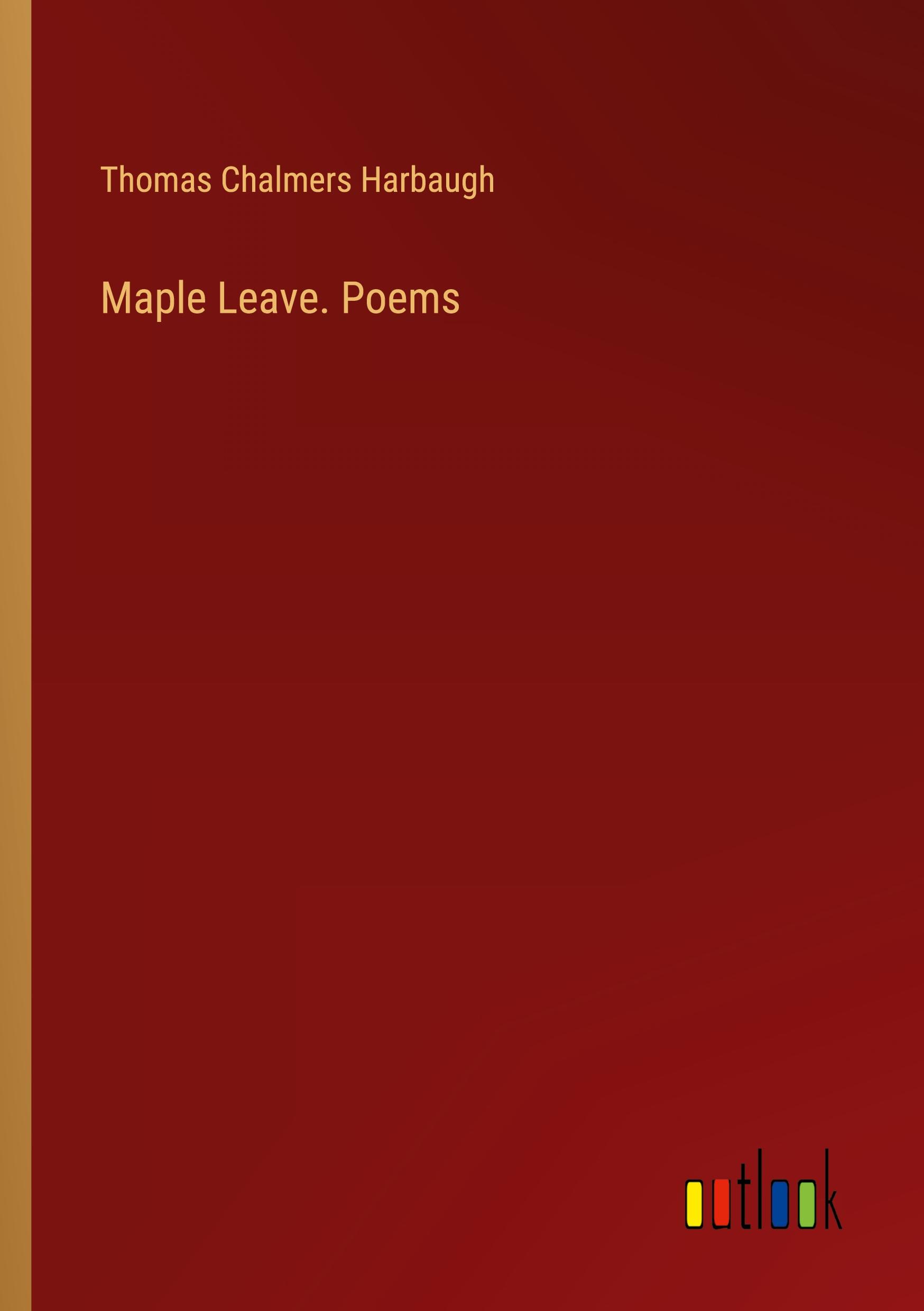 Vorderes Coverbild Maple Leave. Poems