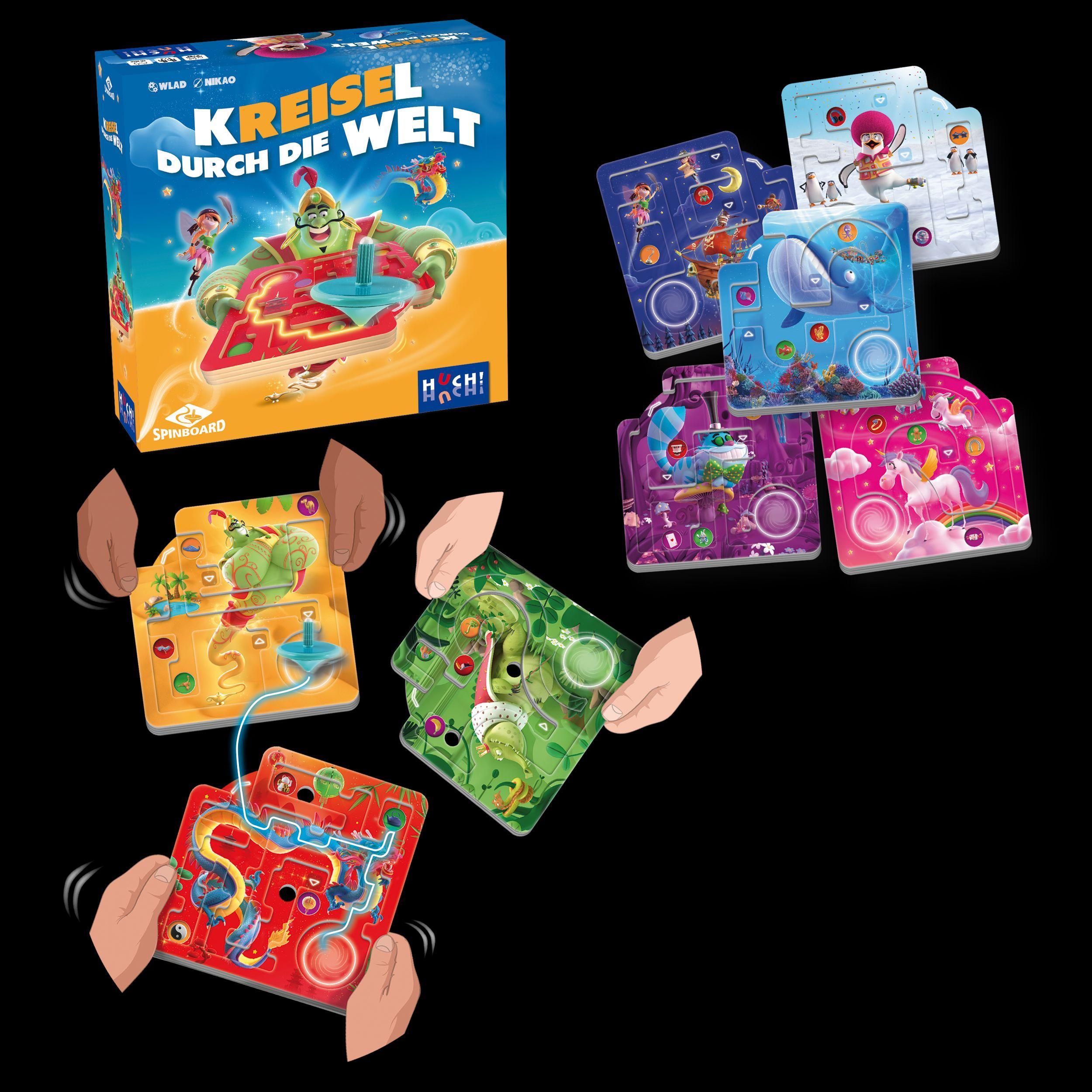 Beispielinhalt (Bild) Kreisel durch die Welt