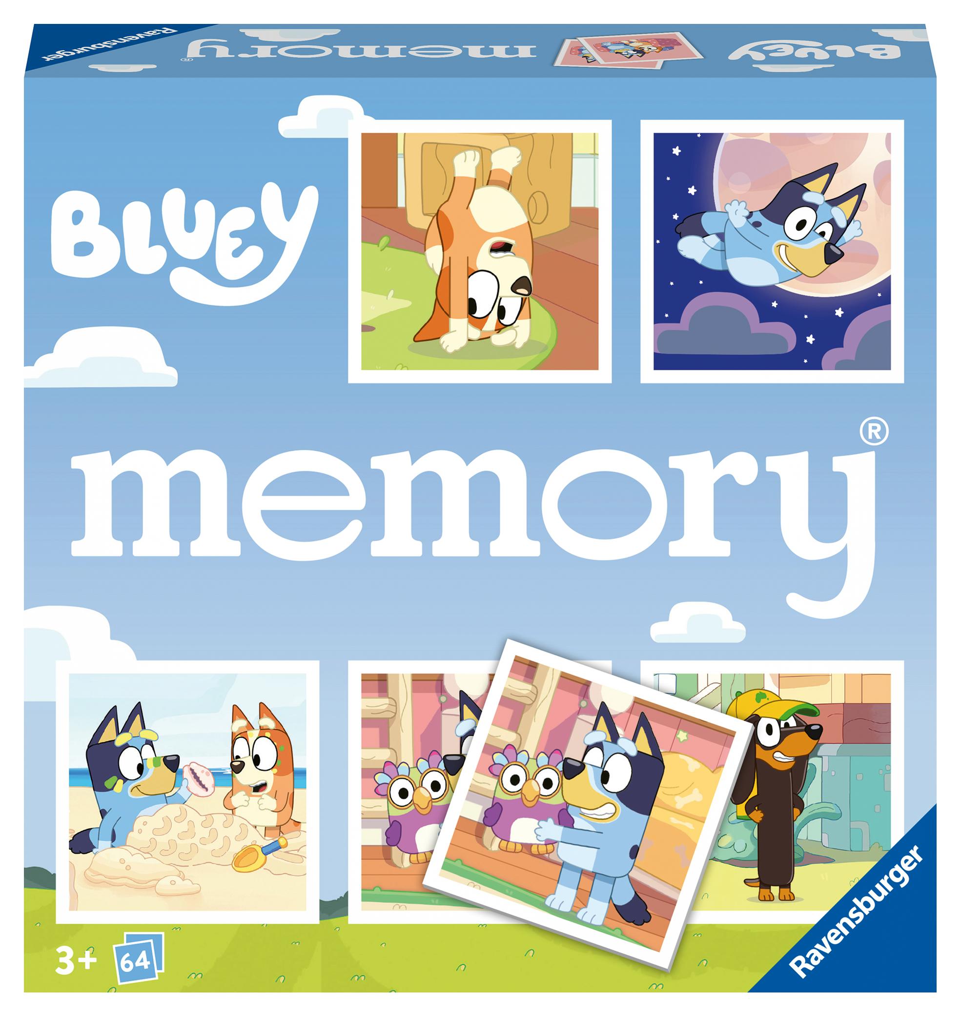 Vorderes Coverbild memory® Bluey - Gesellschaftsspiel & Brettspiel ab 3 Jahre