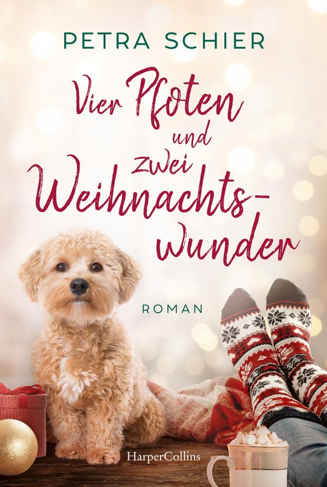 Vorderes Coverbild Vier Pfoten und zwei Weihnachtswunder