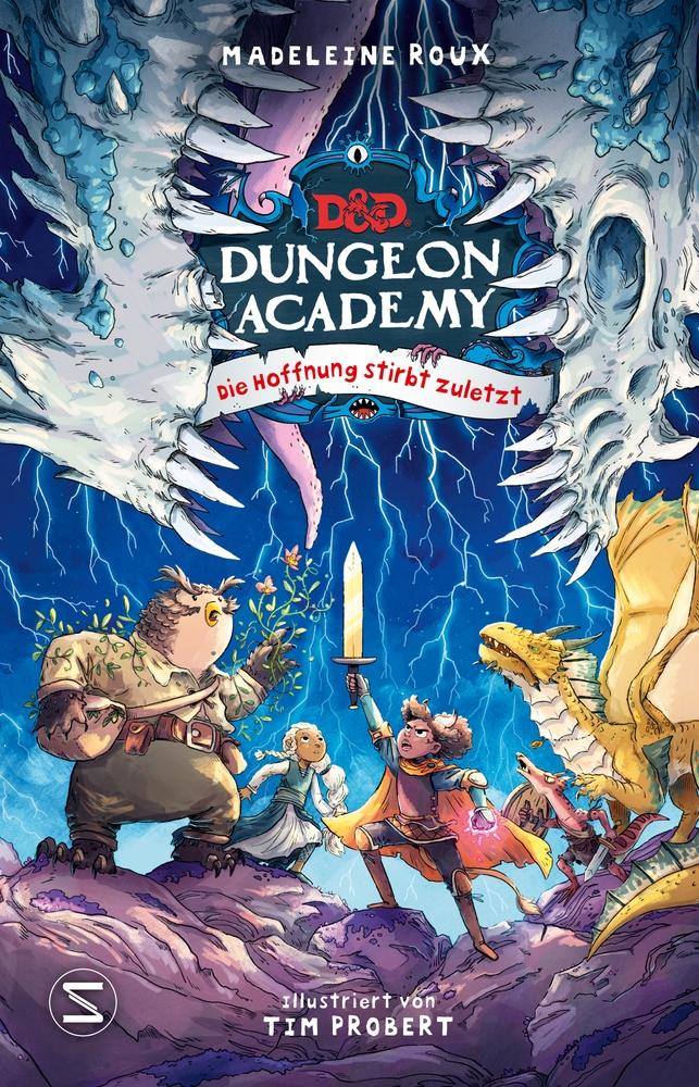 Vorderes Coverbild Dungeons & Dragons. Dungeon Academy. Die Hoffnung stirbt zuletzt