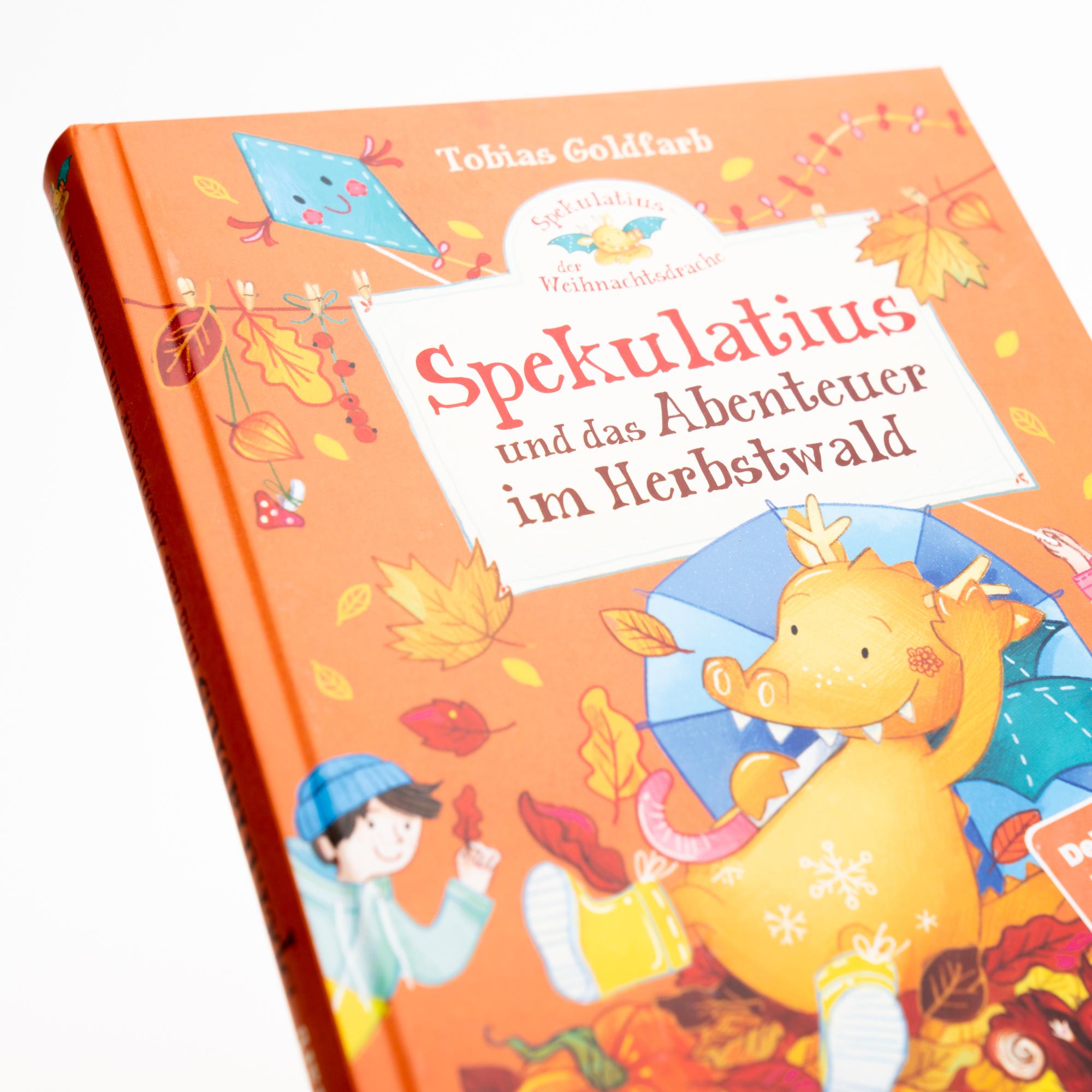 Beispielinhalt (Bild) Spekulatius, der Weihnachtsdrache. Spekulatius und das Abenteuer im Herbstwald