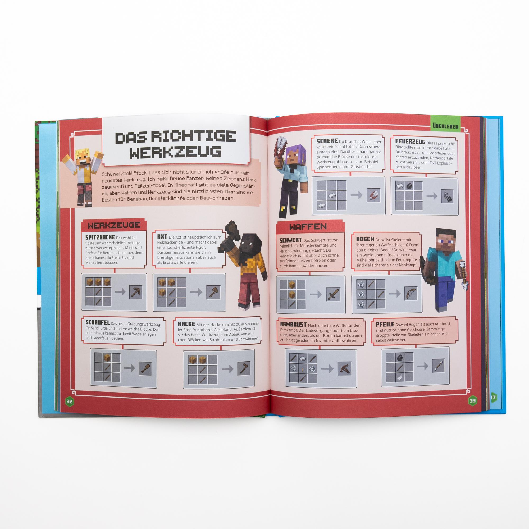 Beispielinhalt (Bild) Minecraft für Anfänger. Tipps & Tricks zum Überleben und Kreativsein