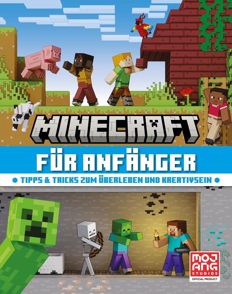 Vorderes Coverbild Minecraft für Anfänger. Tipps & Tricks zum Überleben und Kreativsein