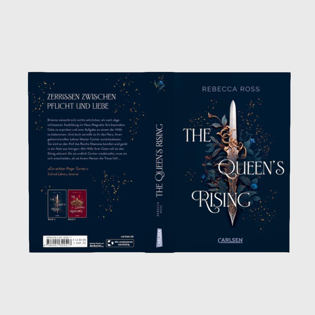 Beispielinhalt (Bild) The Queen's Rising (The Queen's Rising 1)