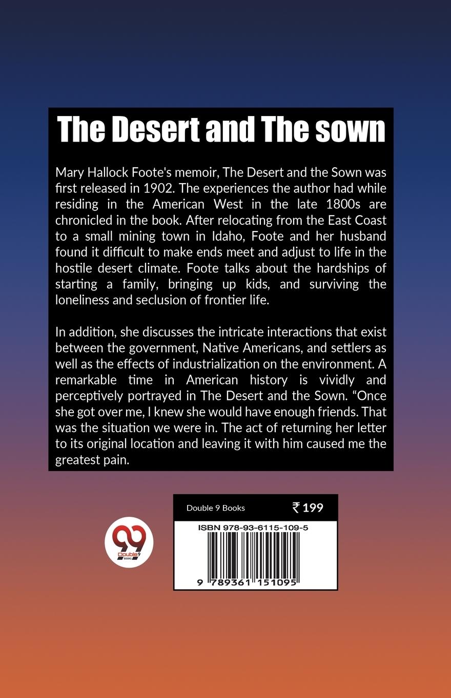 Rückseitencover The Desert And The Sown