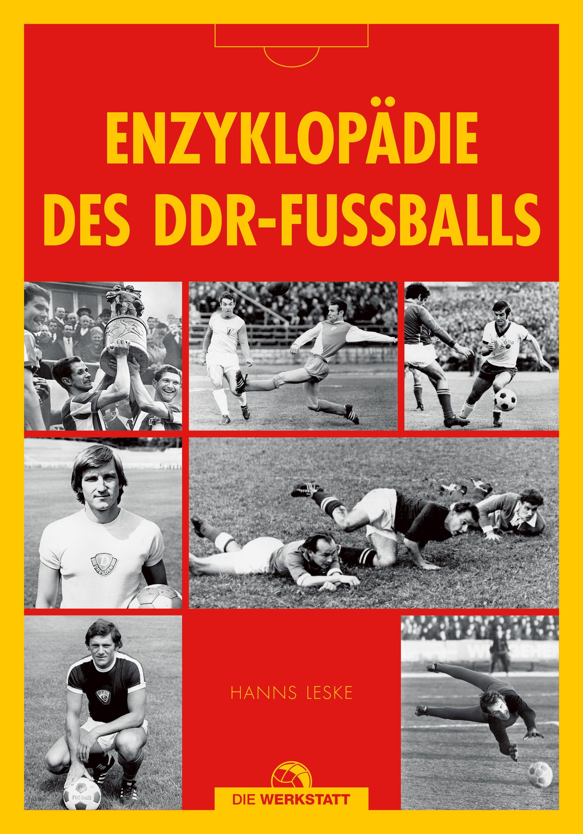 Vorderes Coverbild Enzyklopädie des DDR-Fußballs
