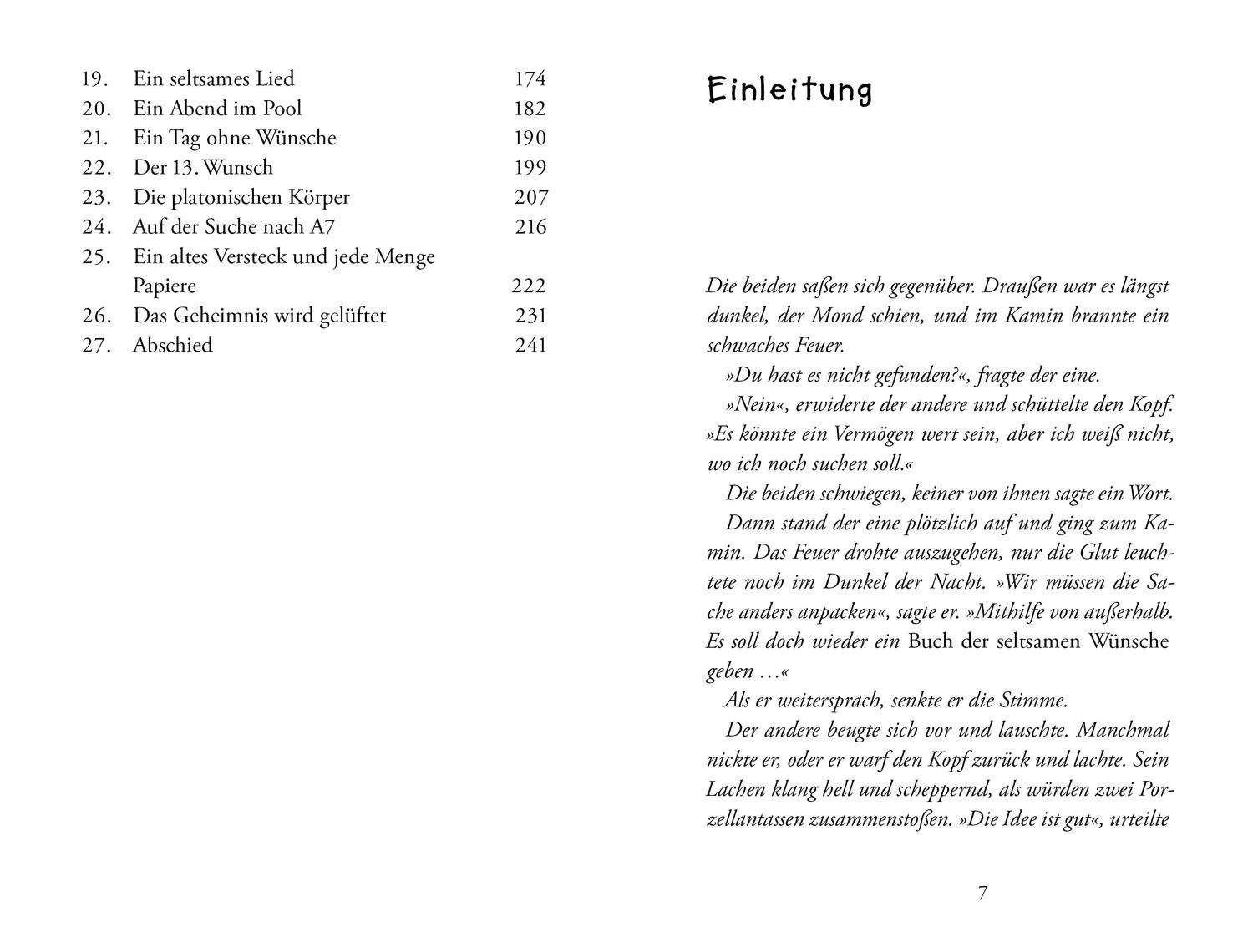 Beispielinhalt (Bild) Das Buch der seltsamen Wünsche 2. Der 13. Wunsch