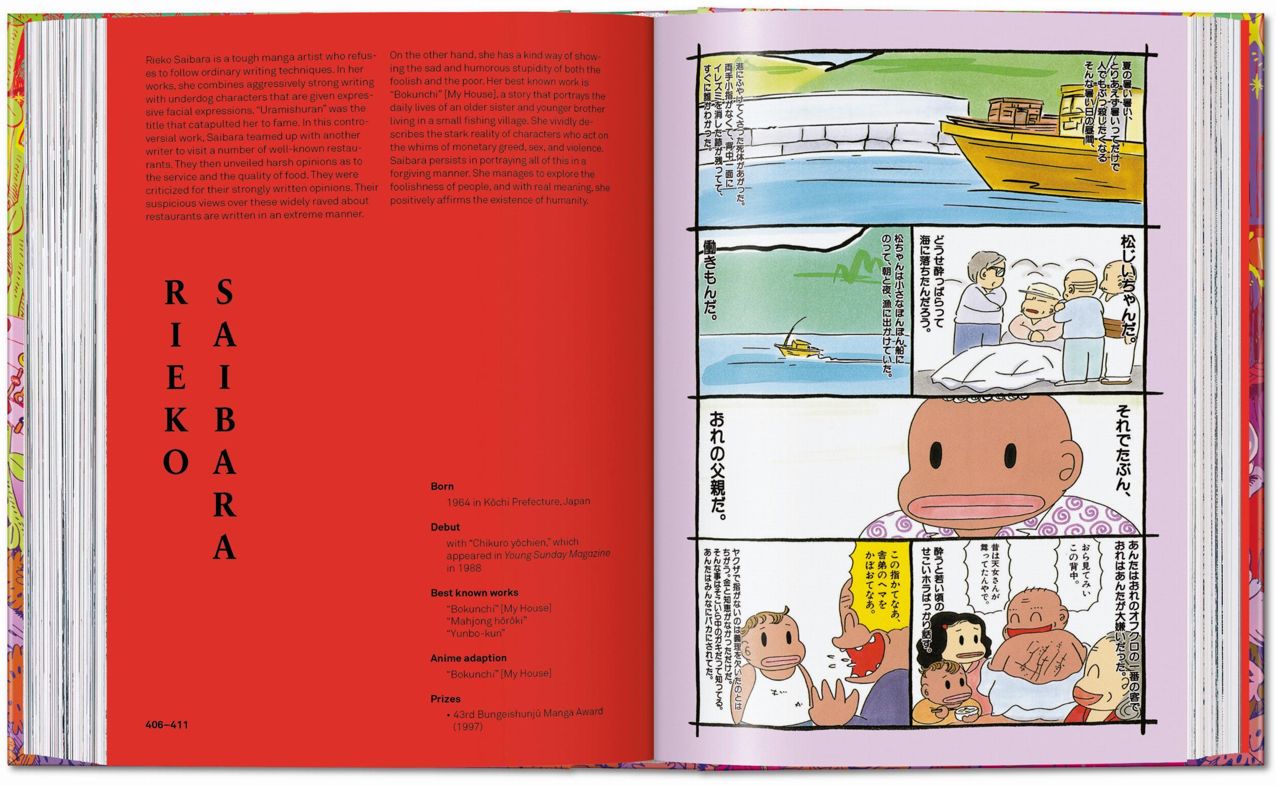 Beispielinhalt (Bild) 100 Manga Artists. 45th Ed.