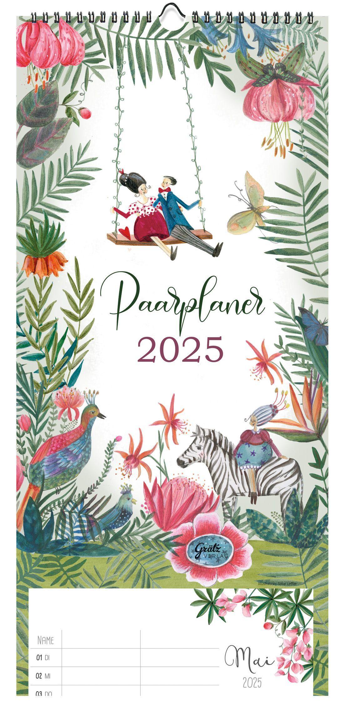 Vorderes Coverbild Paarplaner 2025
