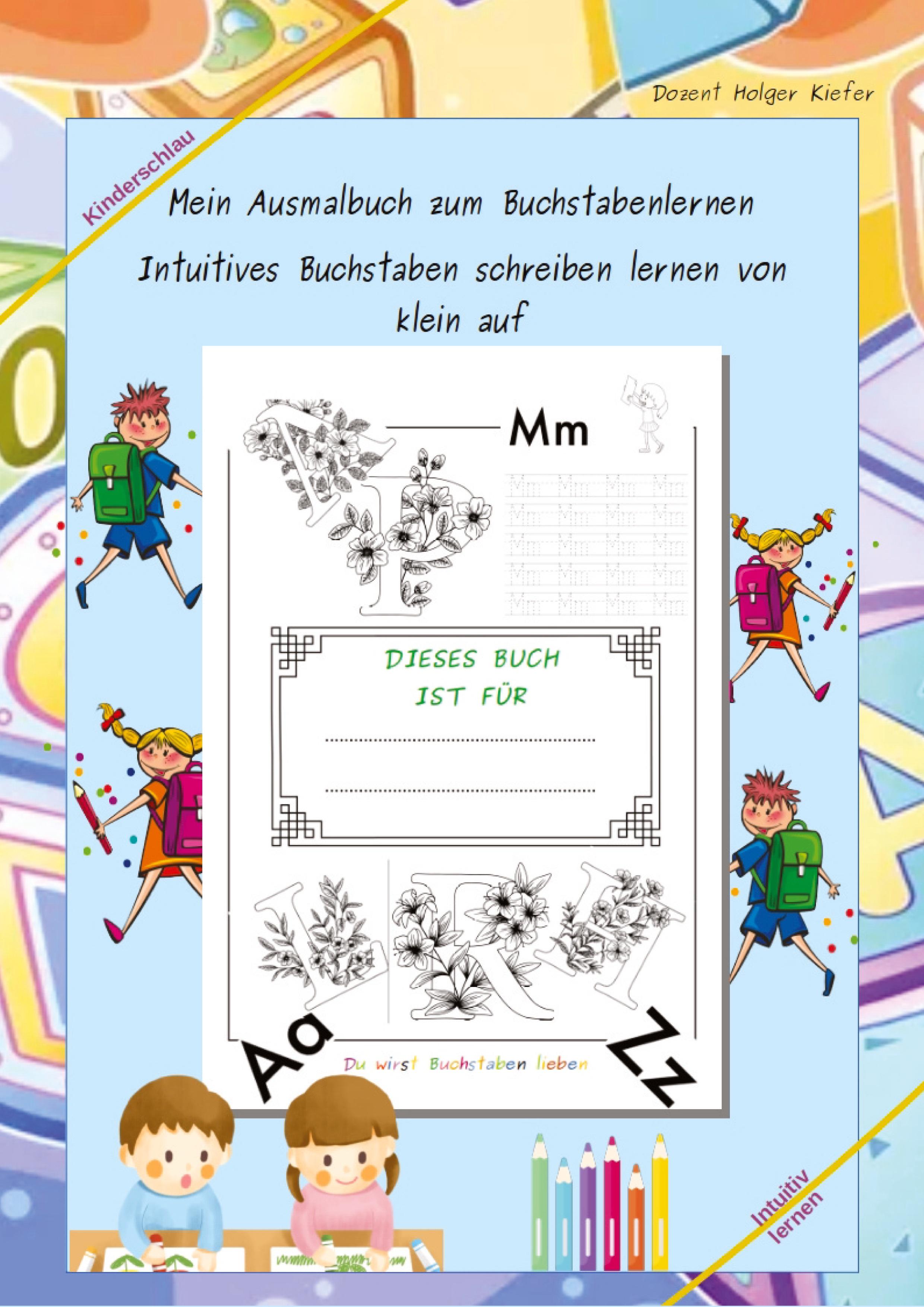 Vorderes Coverbild Mein Ausmalbuch zum Buchstabenlernen