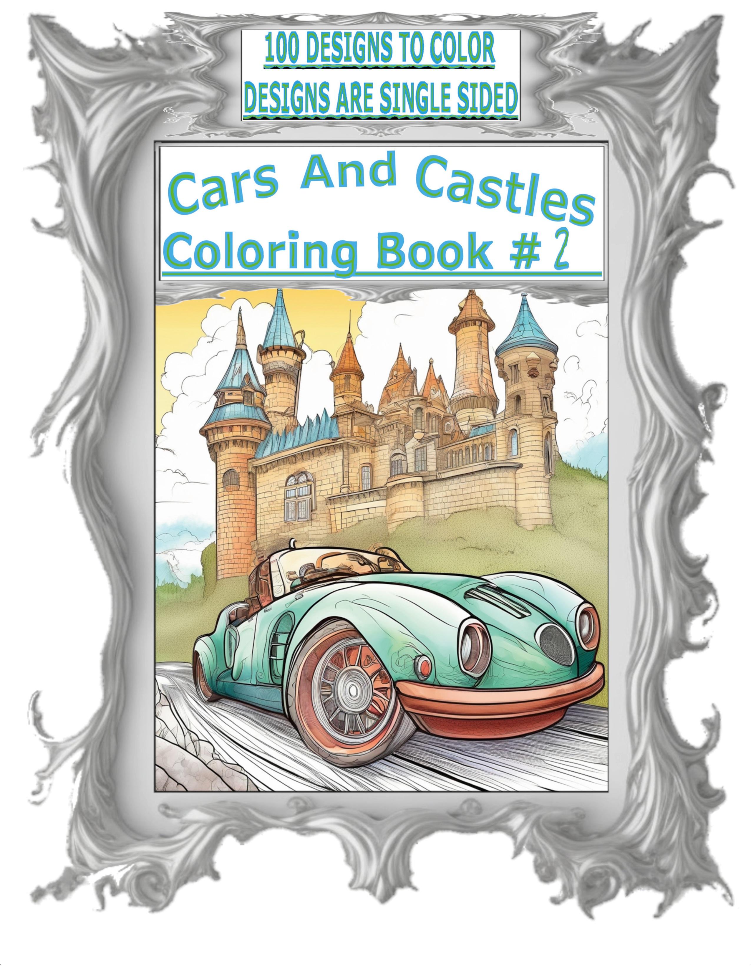 Vorderes Coverbild Cars And Castles Coloring Book #2