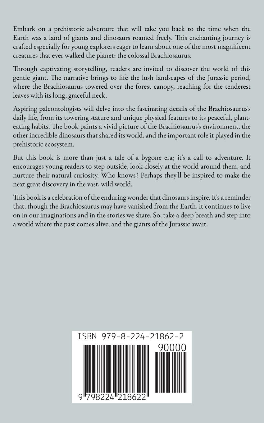 Rückseitencover Brachiosaurus, the Gentle Giant
