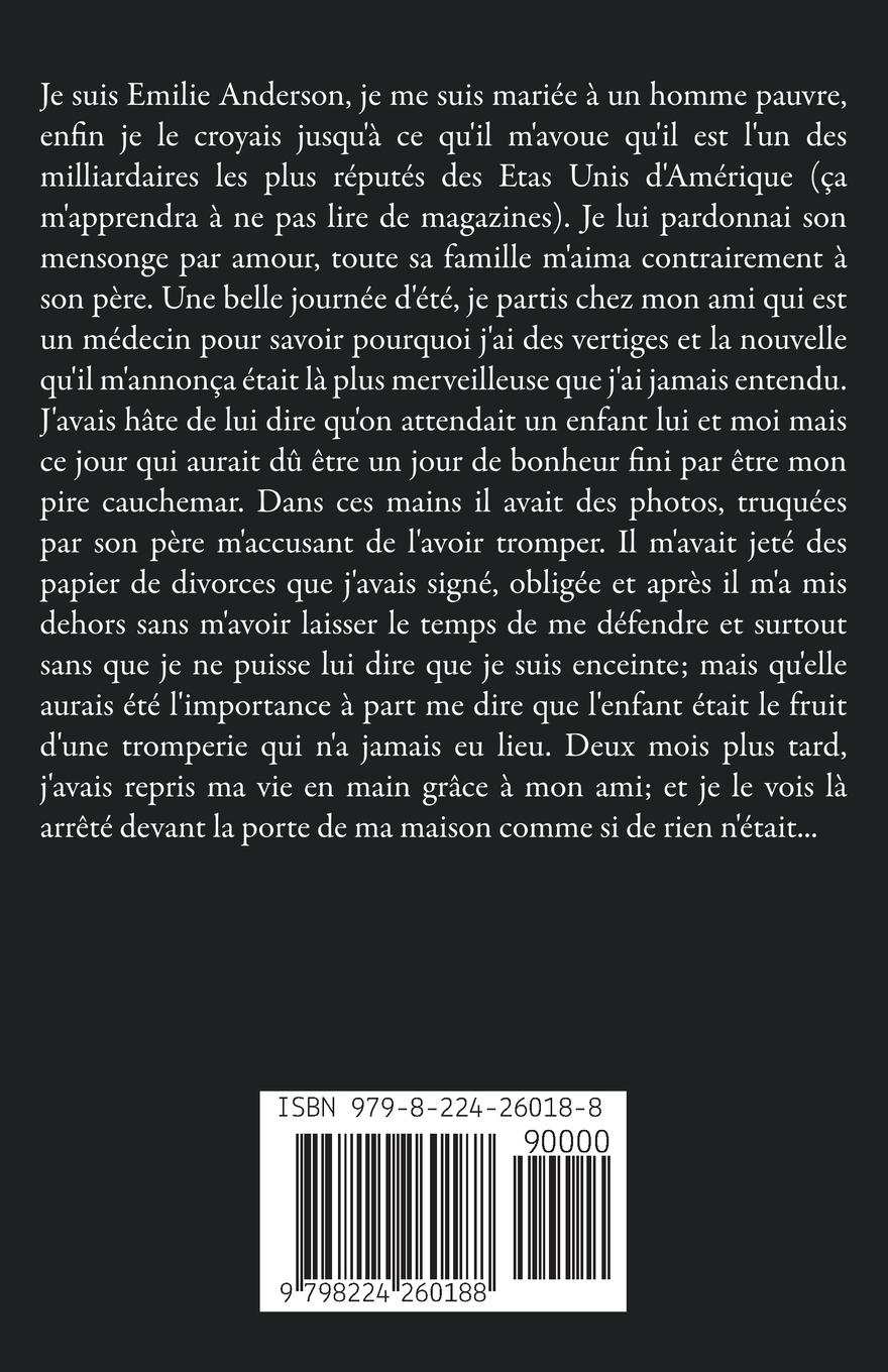 Rückseitencover Une grossesse Cachée