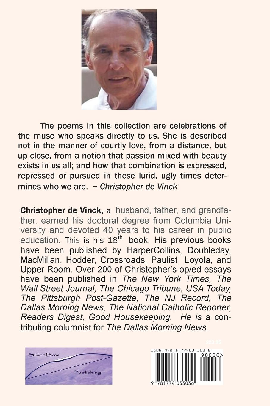 Rückseitencover Poems in Celebration of the Muse