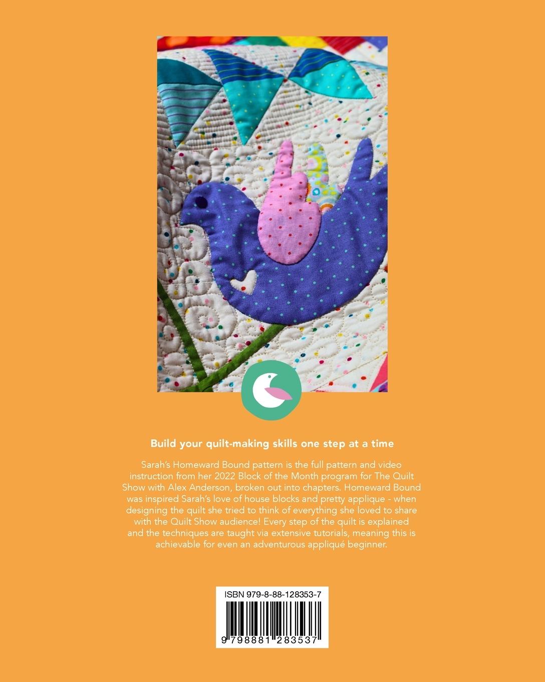 Rückseitencover Homeward Bound Quilt Pattern and Videos