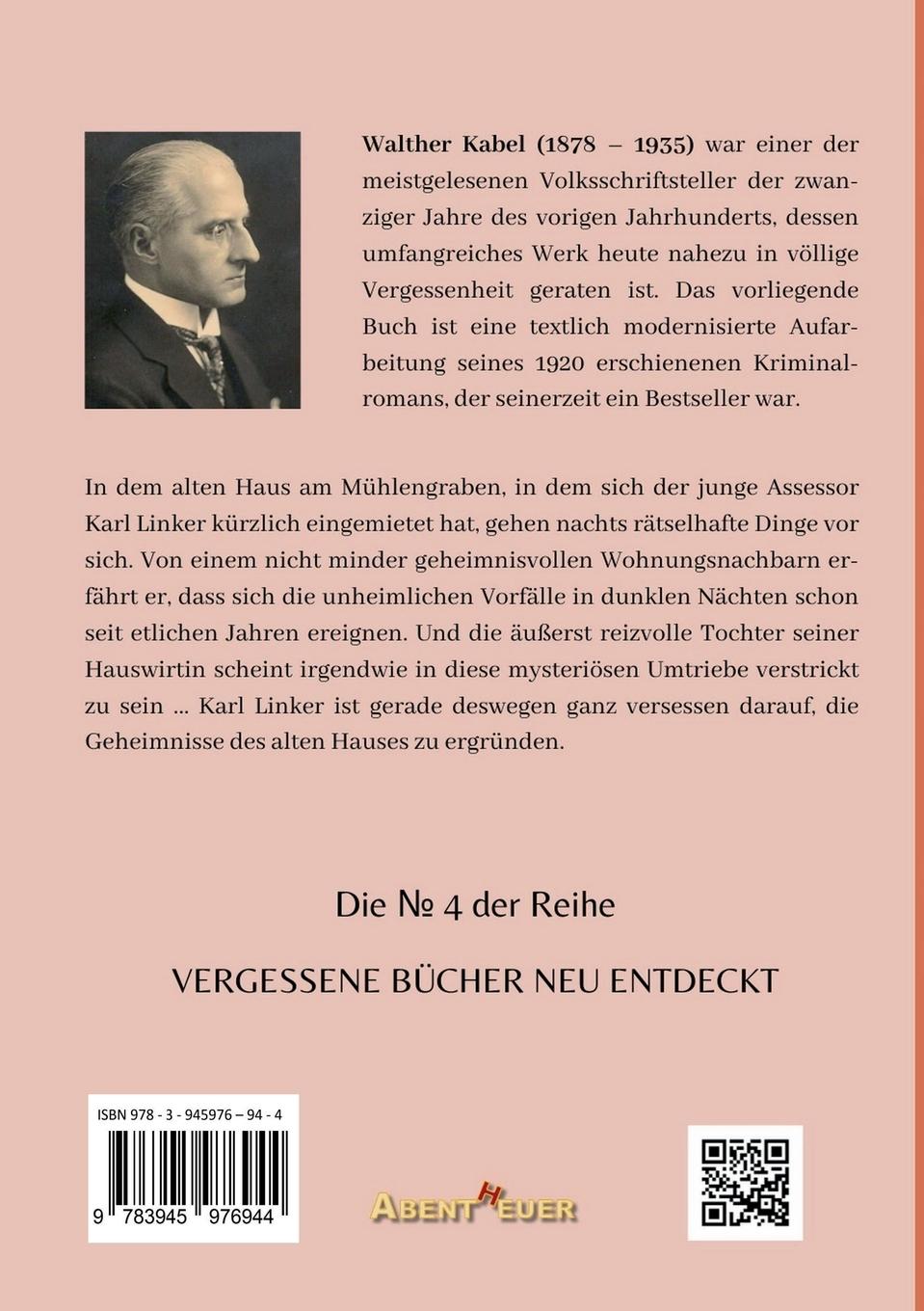 Rückseitencover Das Haus am Mühlengraben