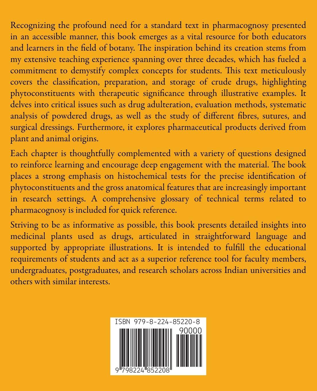 Rückseitencover Pharmacognosy