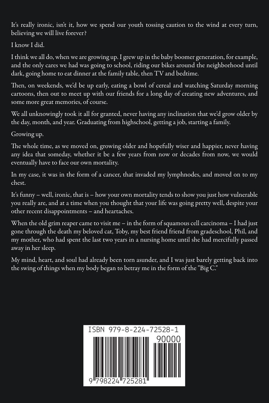 Rückseitencover Reflections On My Own Mortality