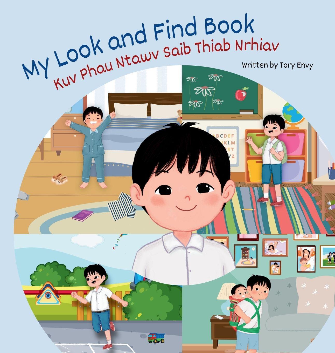 Vorderes Coverbild My Look and Find Book - Kuv Phau Ntawv Saib Thiab Nrhiav