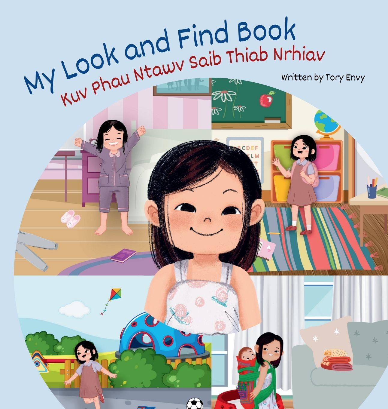 Vorderes Coverbild My Look and Find Book - Kuv Phau Ntawv Saib Thiab Nrhiav