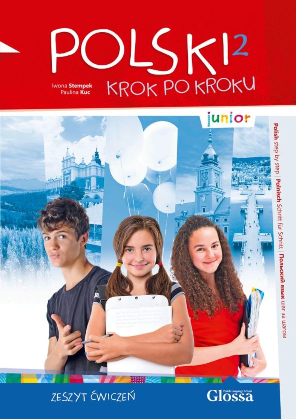 Vorderes Coverbild POLSKI krok po kroku junior 2 A1.2 - Hybride Ausgabe