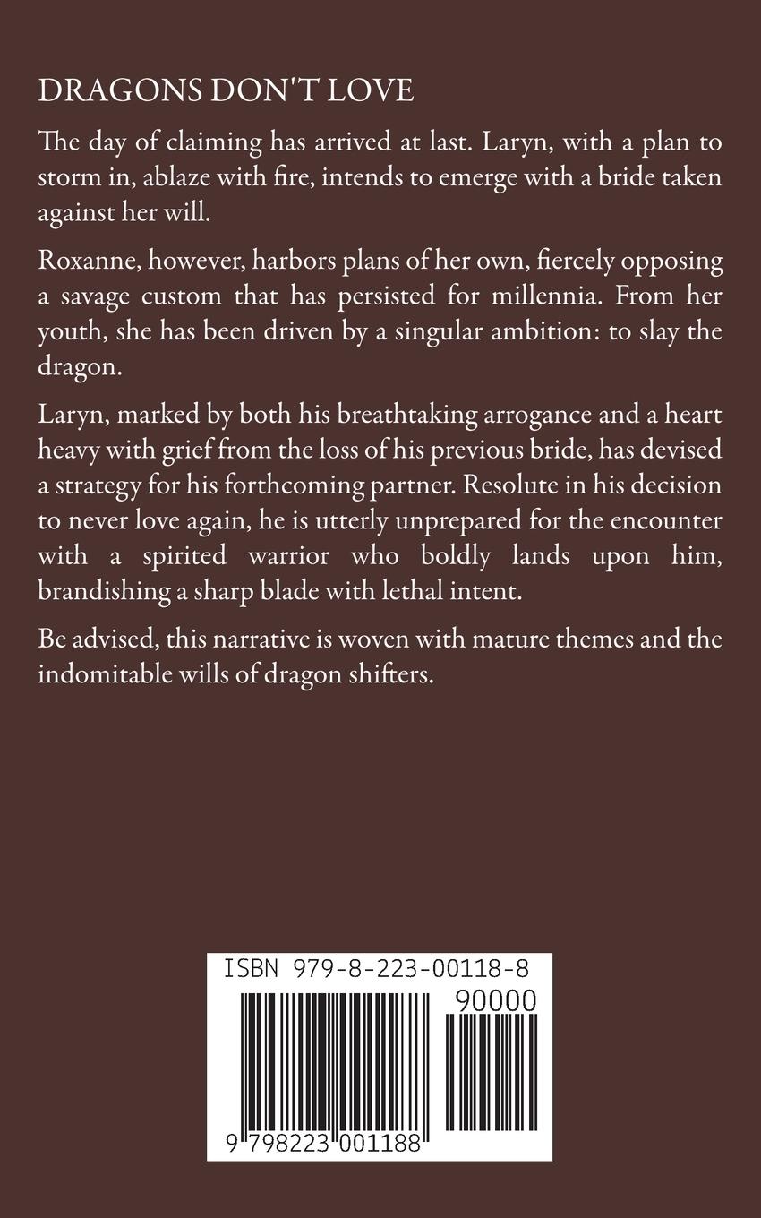 Rückseitencover Dragons Don't Love