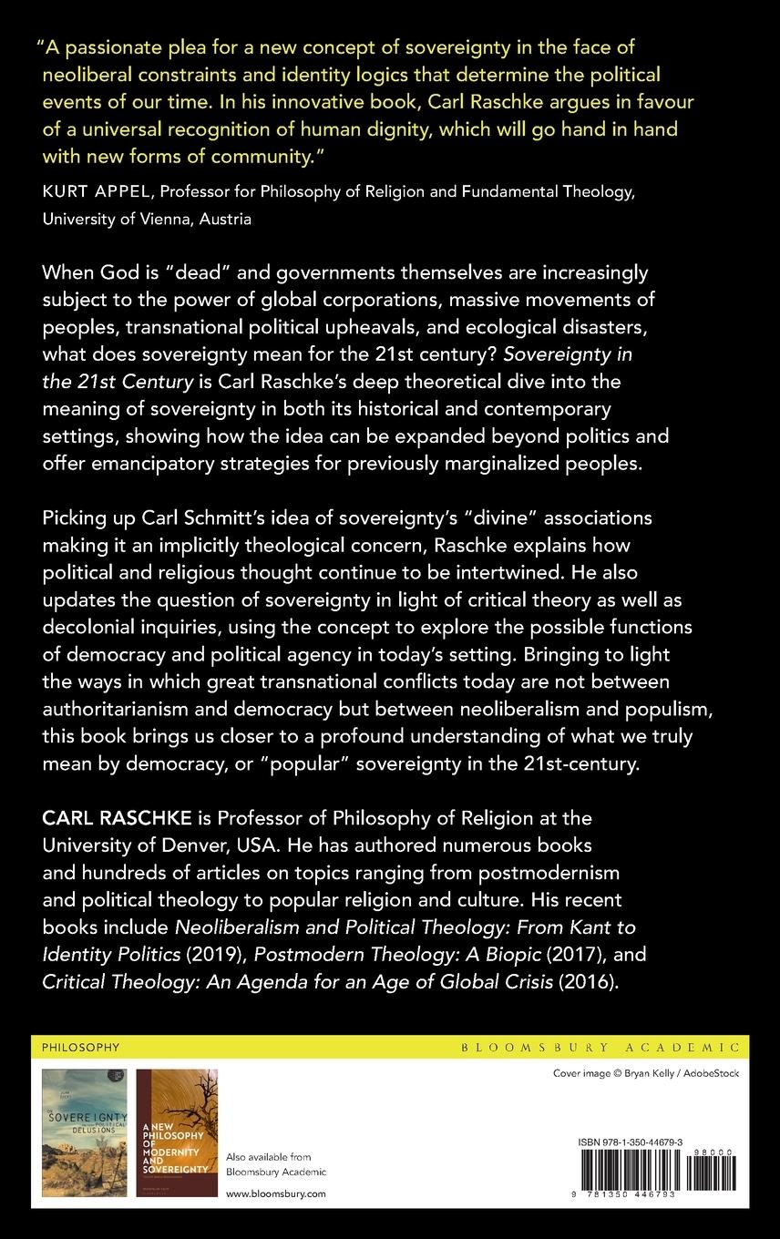 Rückseitencover Sovereignty in the 21st Century