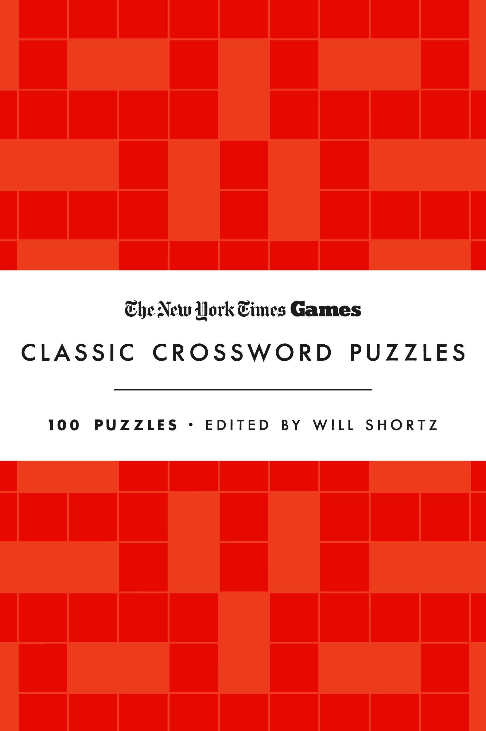 Vorderes Coverbild New York Times Games Classic Crossword Puzzles (Red and White)