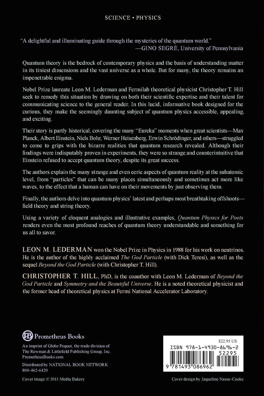 Rückseitencover Quantum Physics for Poets