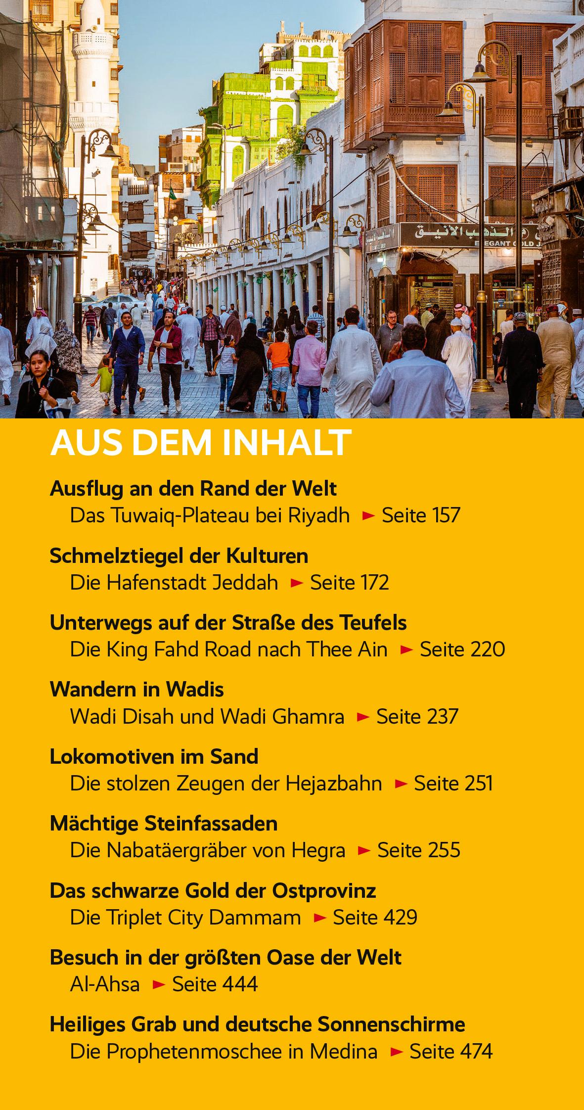 Beispielinhalt (Bild) TRESCHER Reiseführer Saudi-Arabien