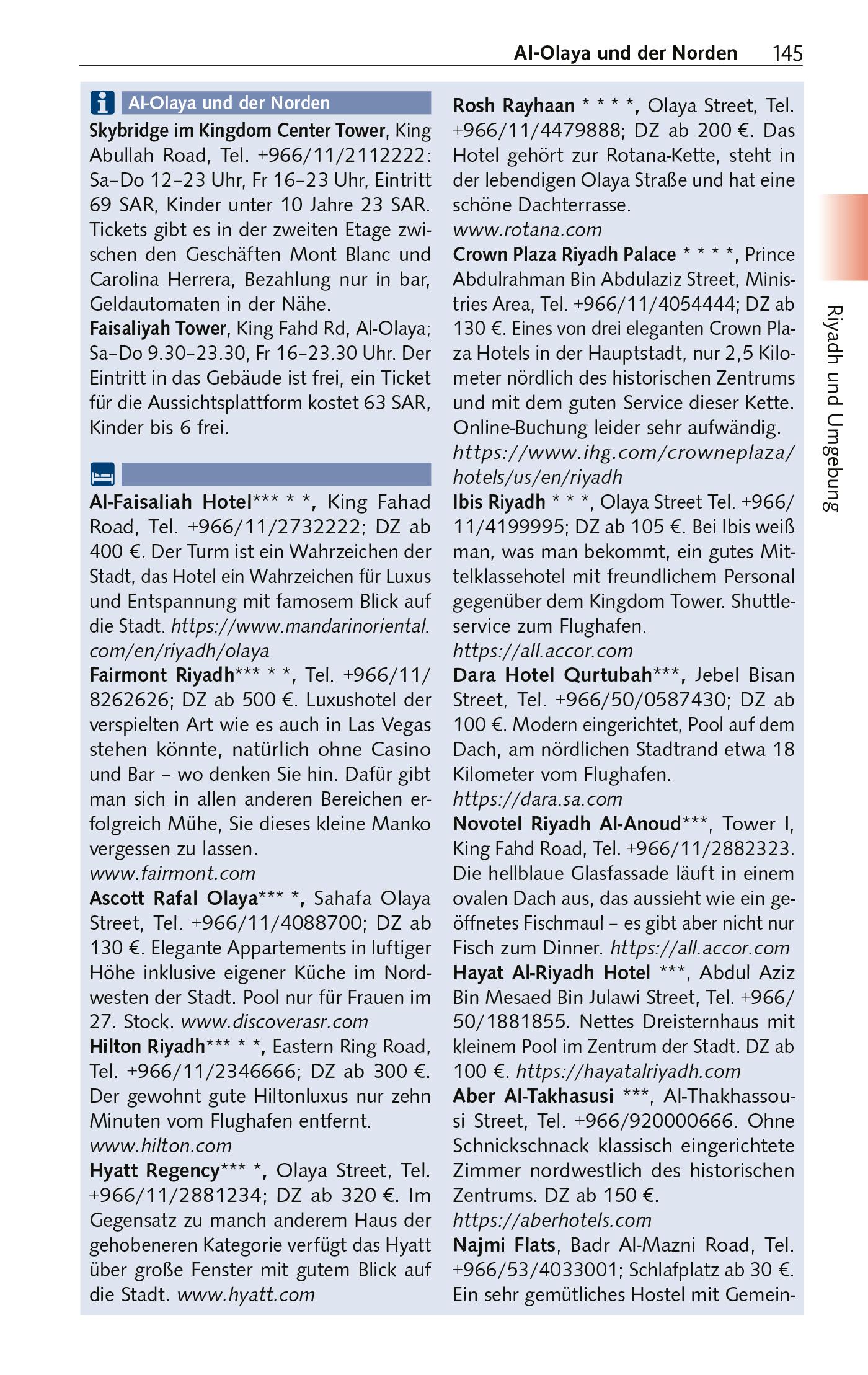 Beispielinhalt (Bild) TRESCHER Reiseführer Saudi-Arabien