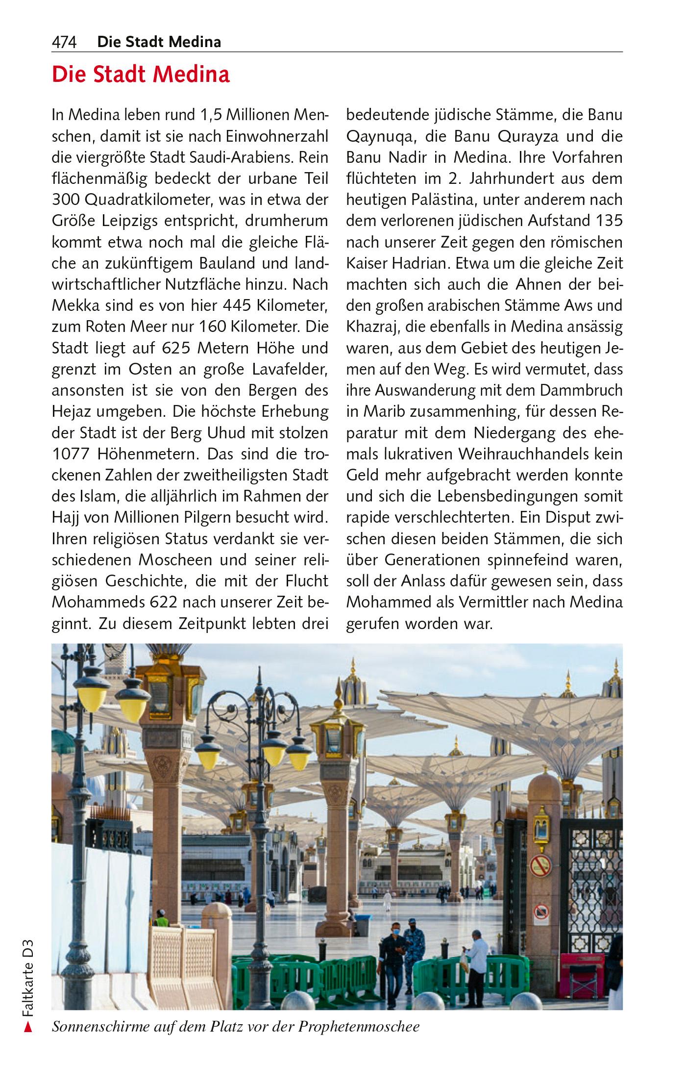 Beispielinhalt (Bild) TRESCHER Reiseführer Saudi-Arabien
