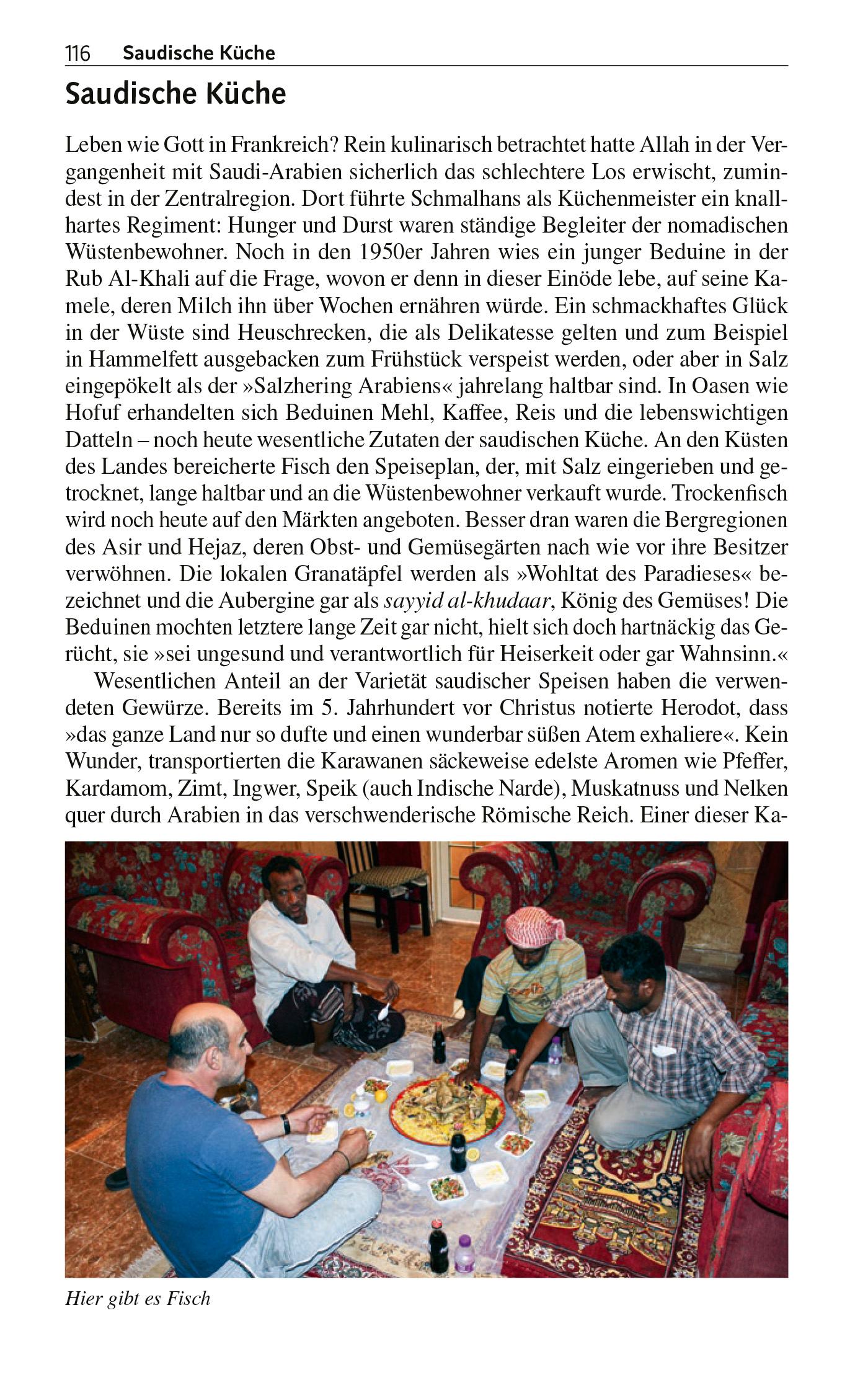 Beispielinhalt (Bild) TRESCHER Reiseführer Saudi-Arabien