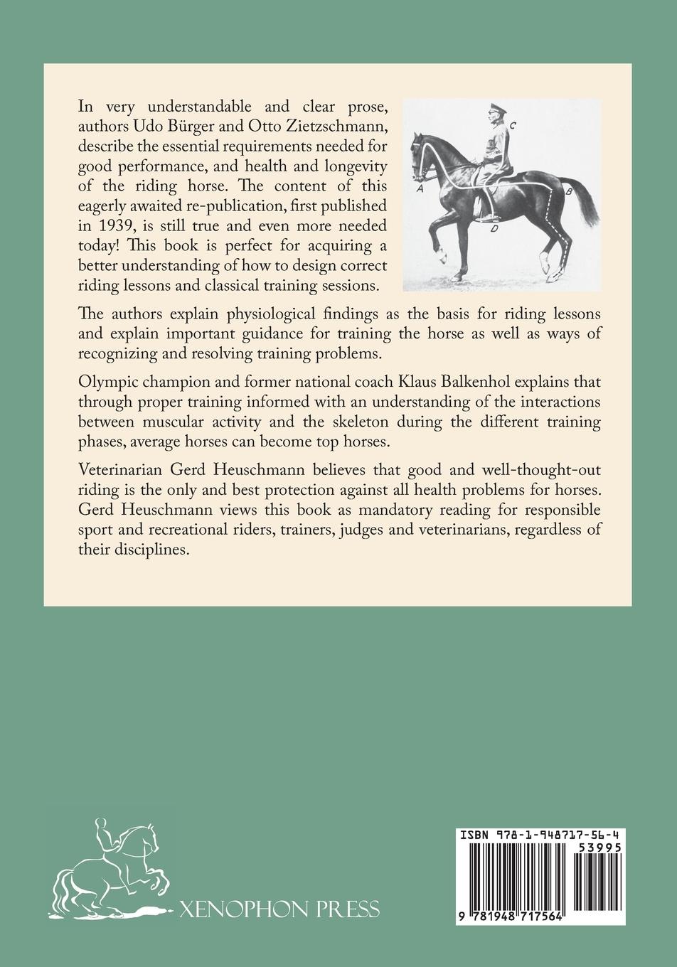 Rückseitencover The Rider Forms the Horse