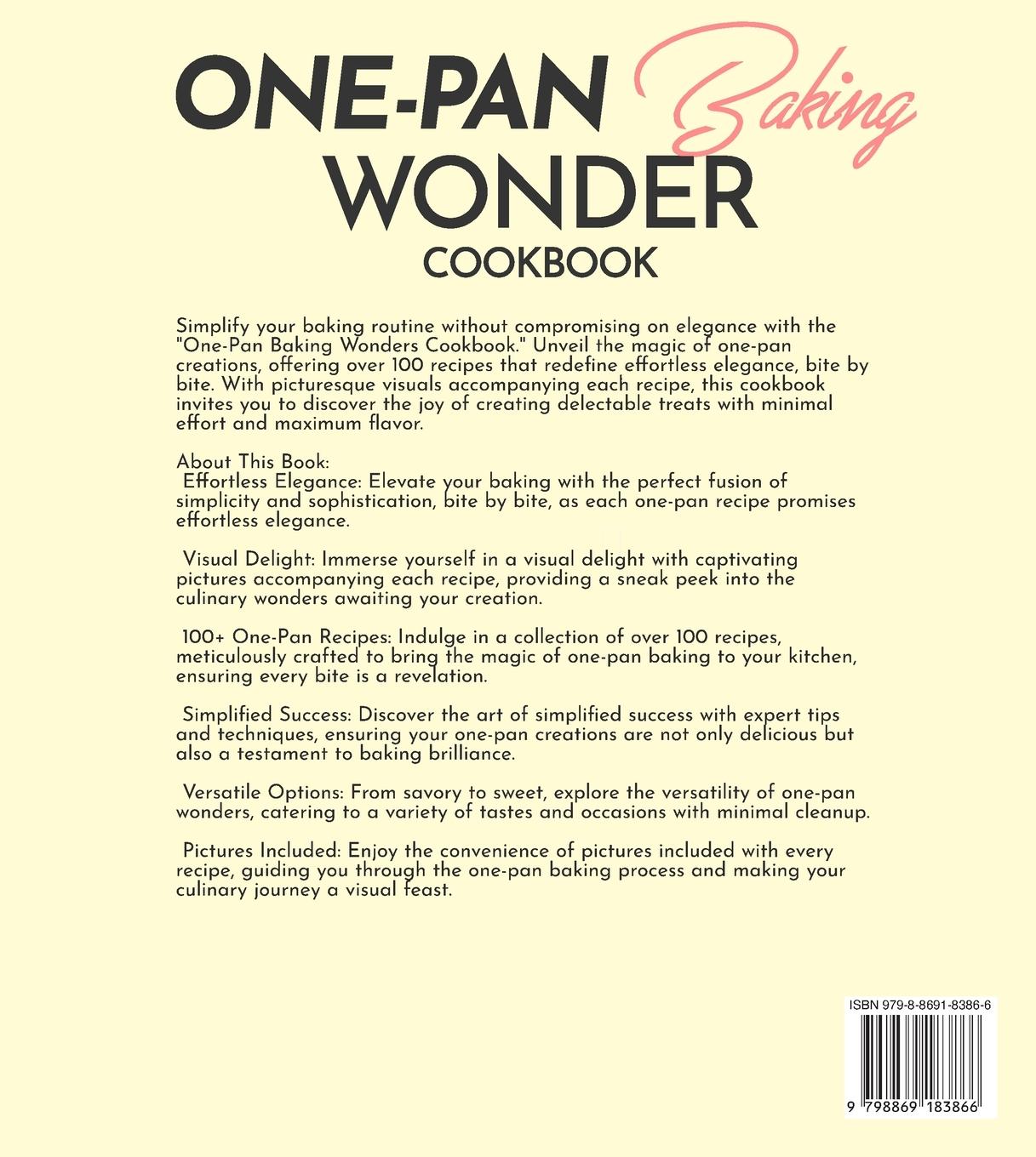 Rückseitencover One-Pan Baking Wonders Cookbook