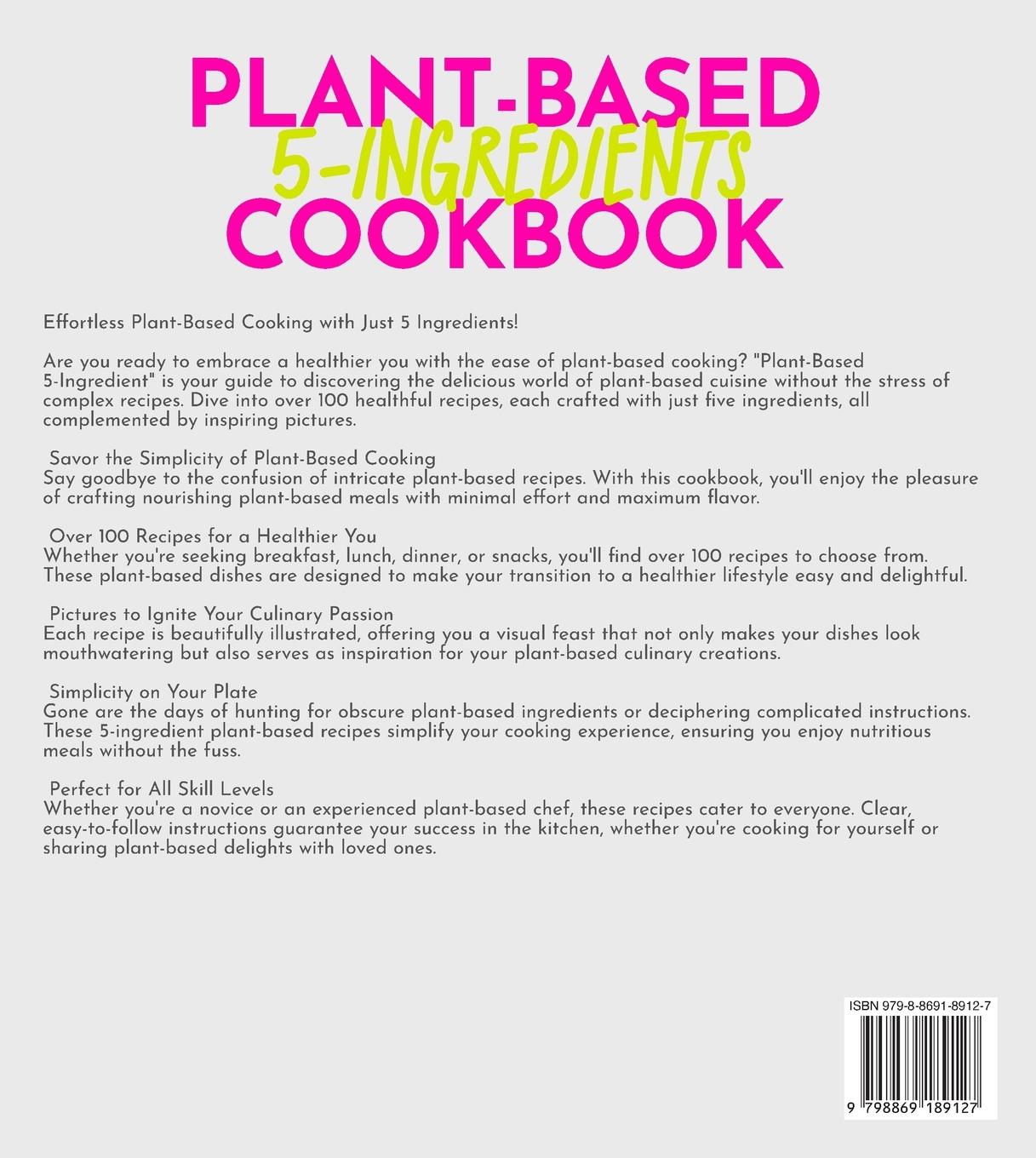 Rückseitencover 5-Ingredient Plant-Based Cookbook
