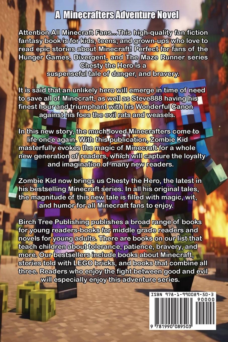 Rückseitencover Diary of a Minecraft Zombie