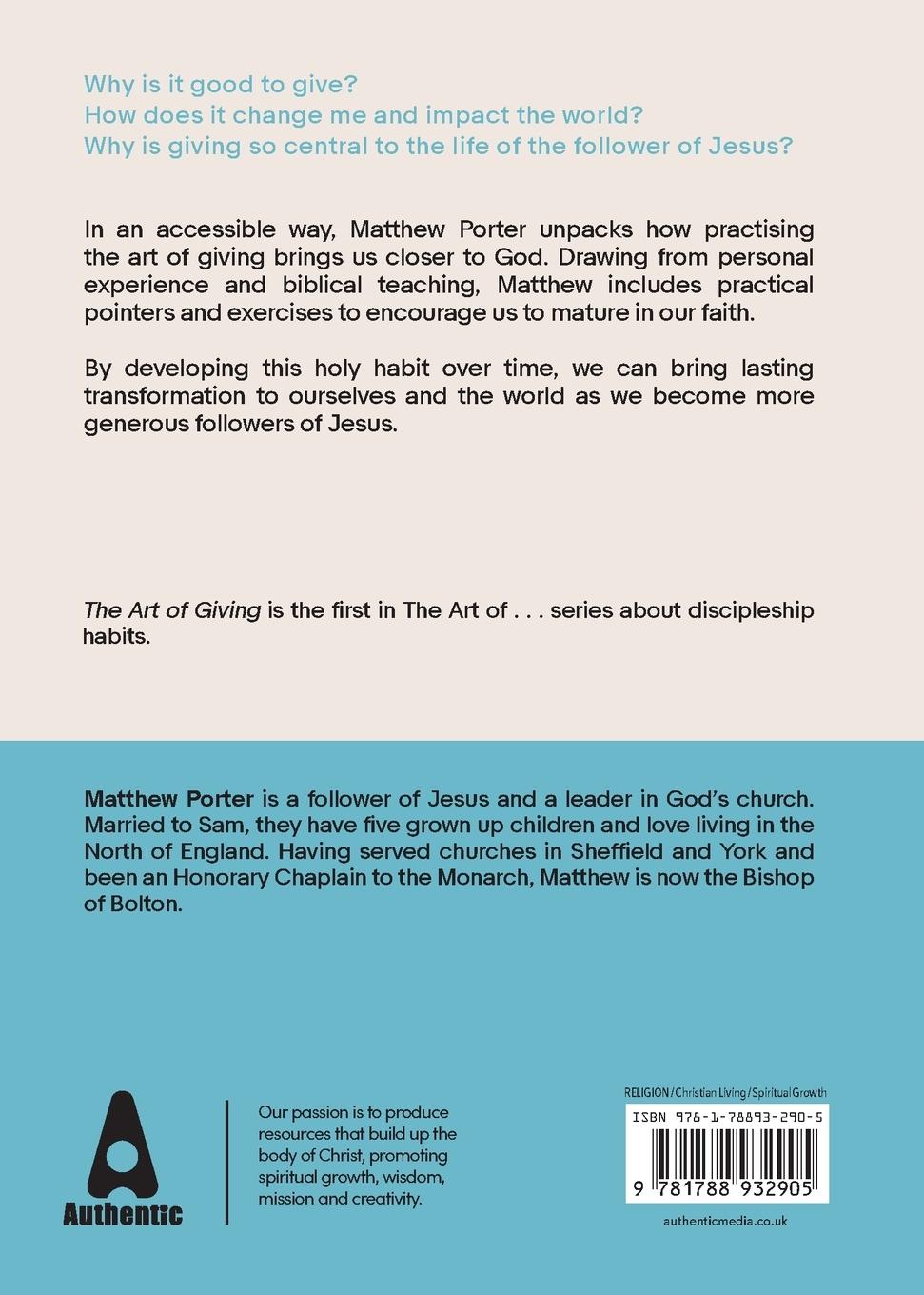 Rückseitencover The Art of Giving