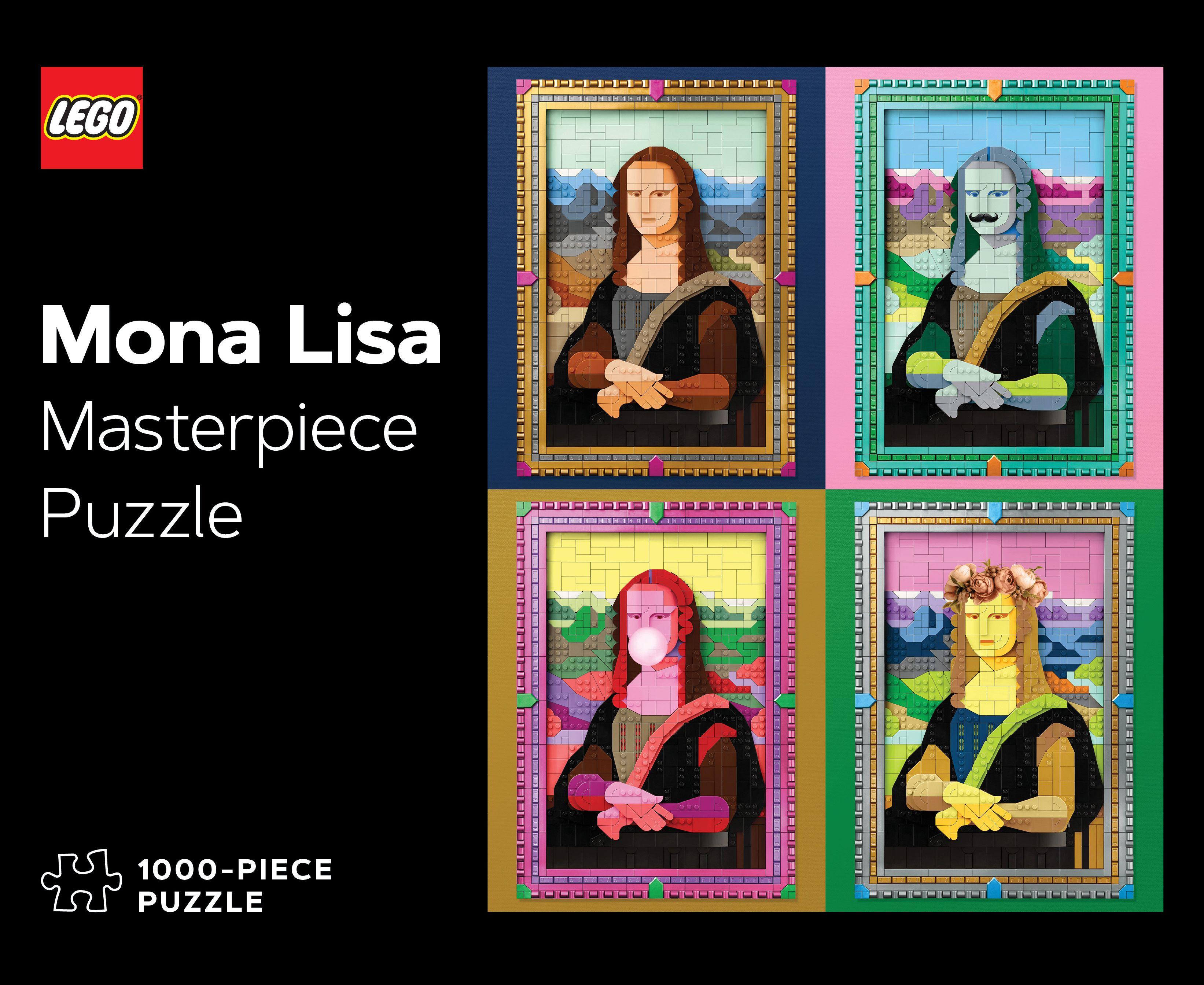 Vorderes Coverbild LEGO Masterpiece Puzzle: Mona Lisa 1000-Piece Puzzle