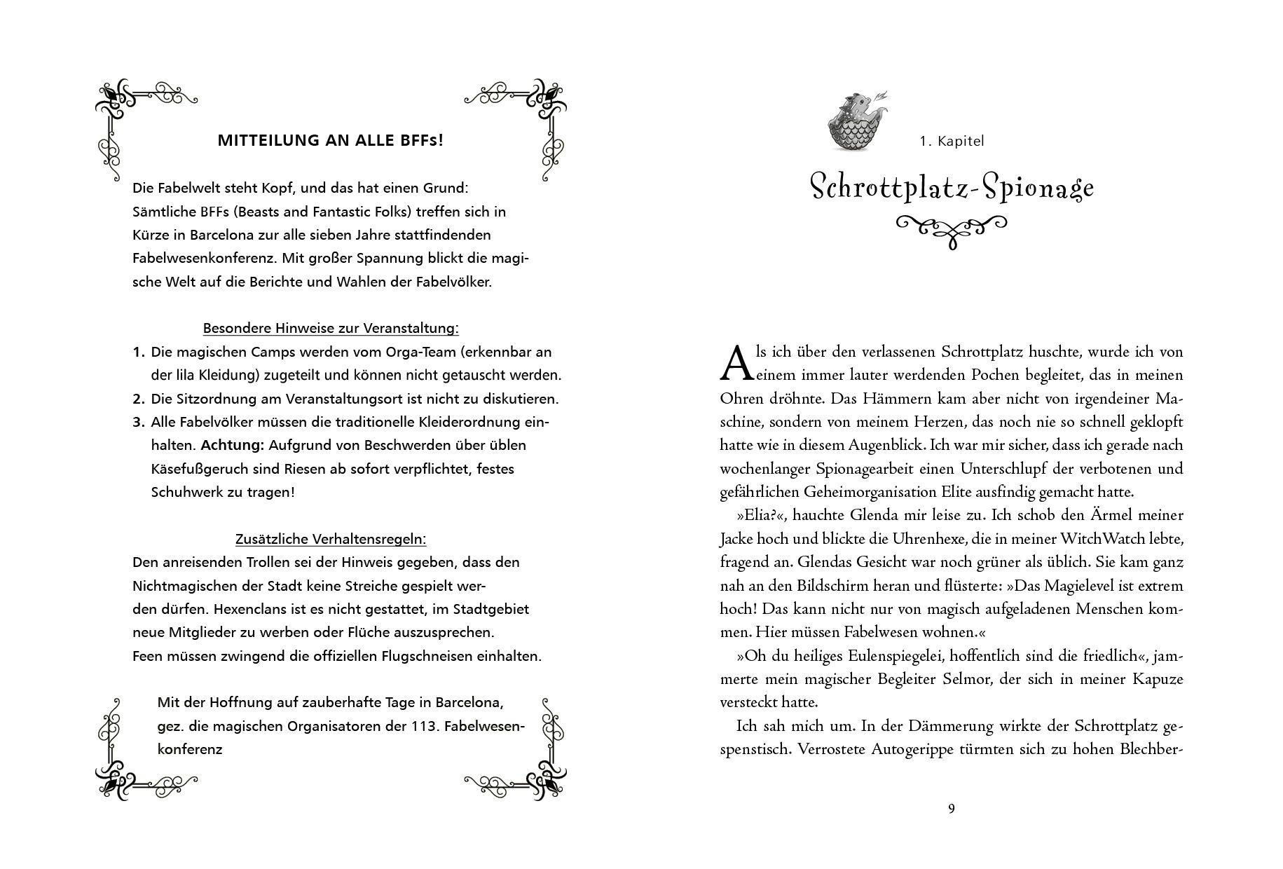 Beispielinhalt (Bild) Magic Agents - In Barcelona flippen die Drachen aus!