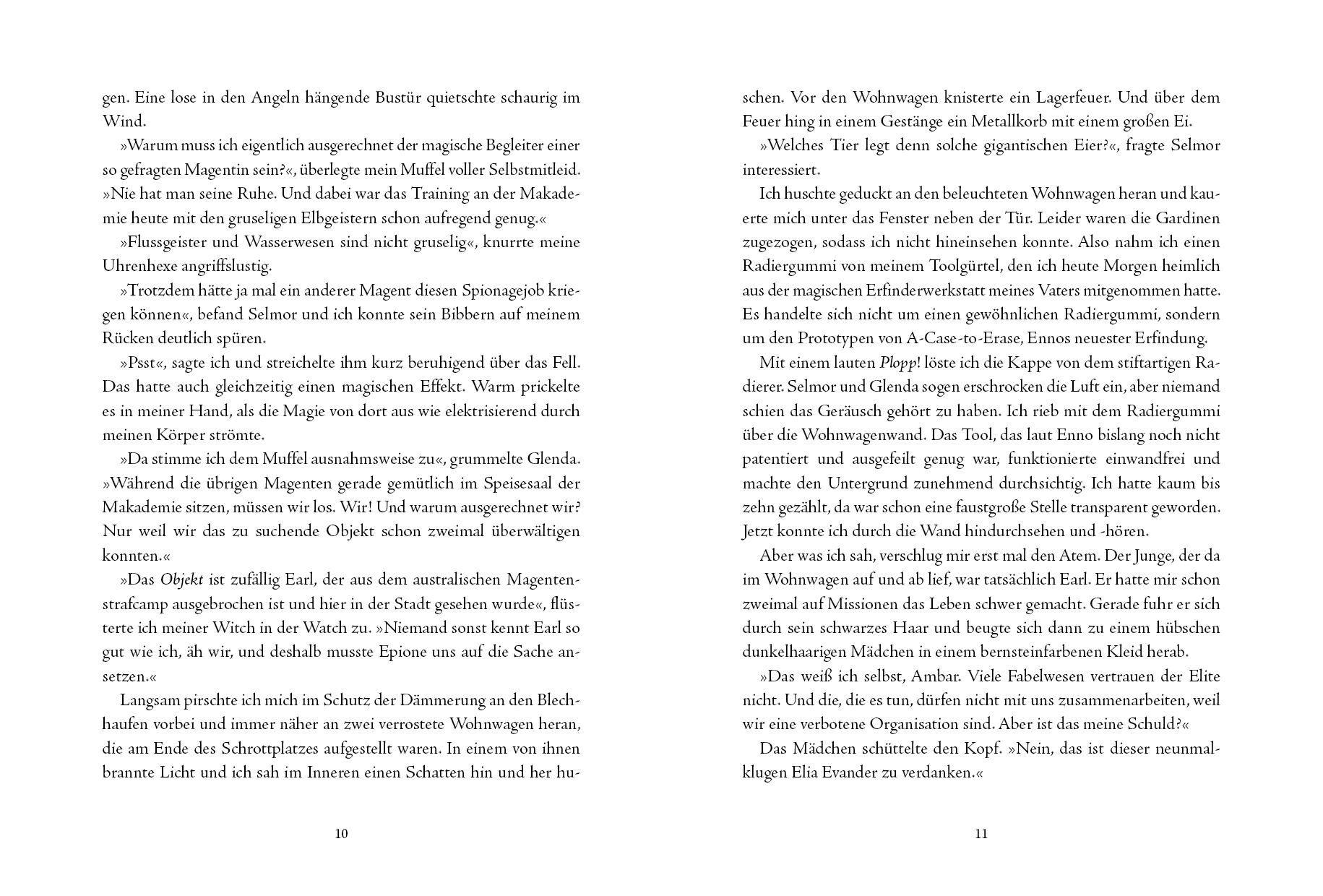 Beispielinhalt (Bild) Magic Agents - In Barcelona flippen die Drachen aus!