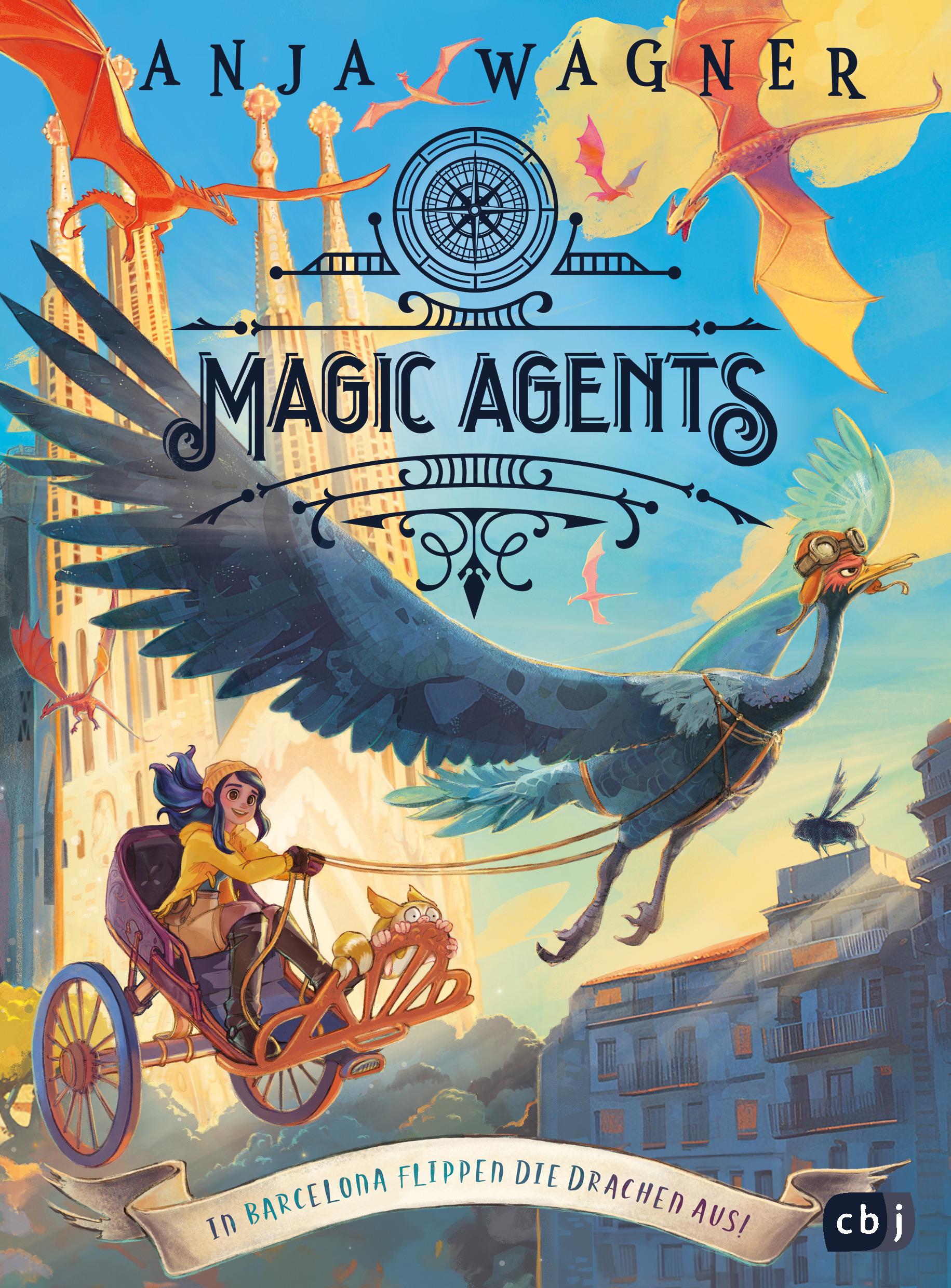 Vorderes Coverbild Magic Agents - In Barcelona flippen die Drachen aus!