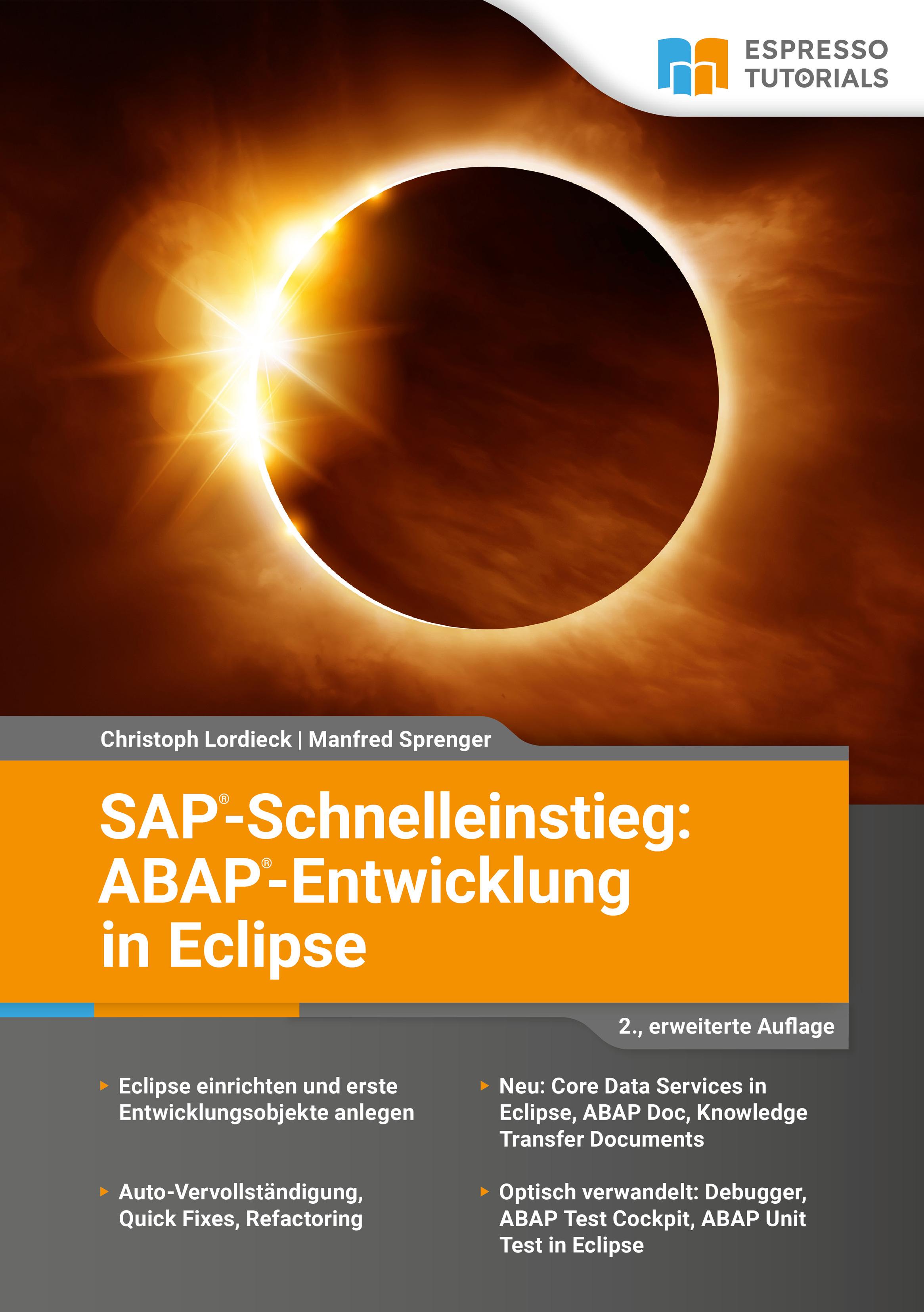 Vorderes Coverbild SAP-Schnelleinstieg: ABAP-Entwicklung in Eclipse