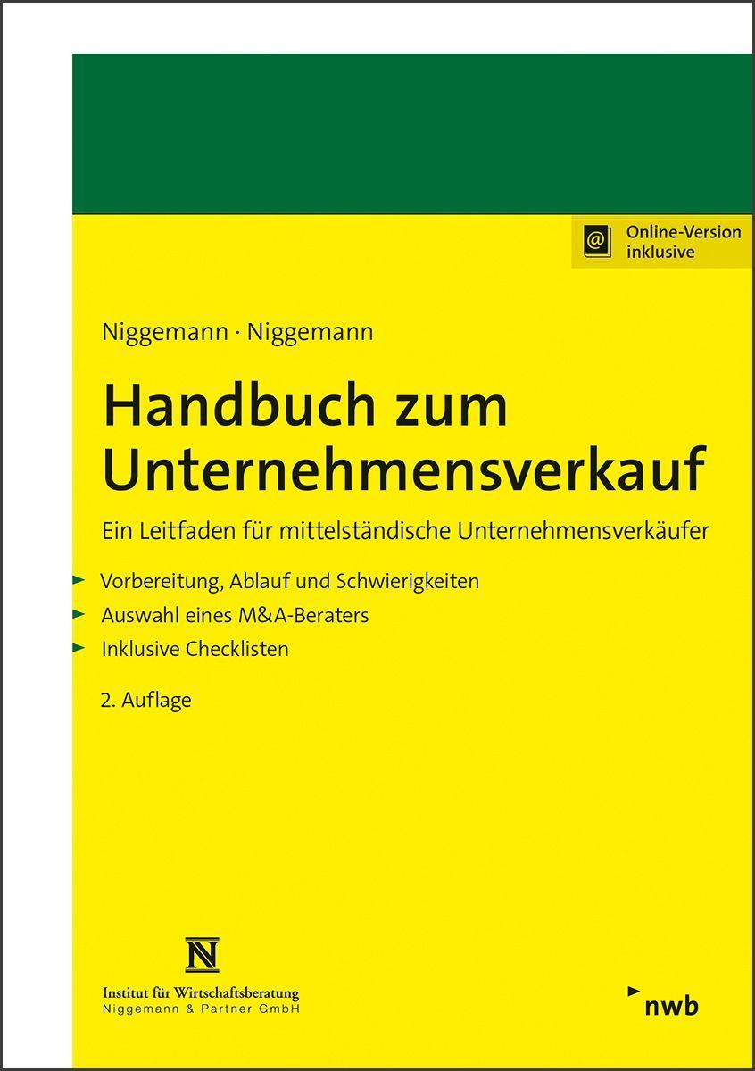 Vorderes Coverbild Handbuch zum Unternehmensverkauf
