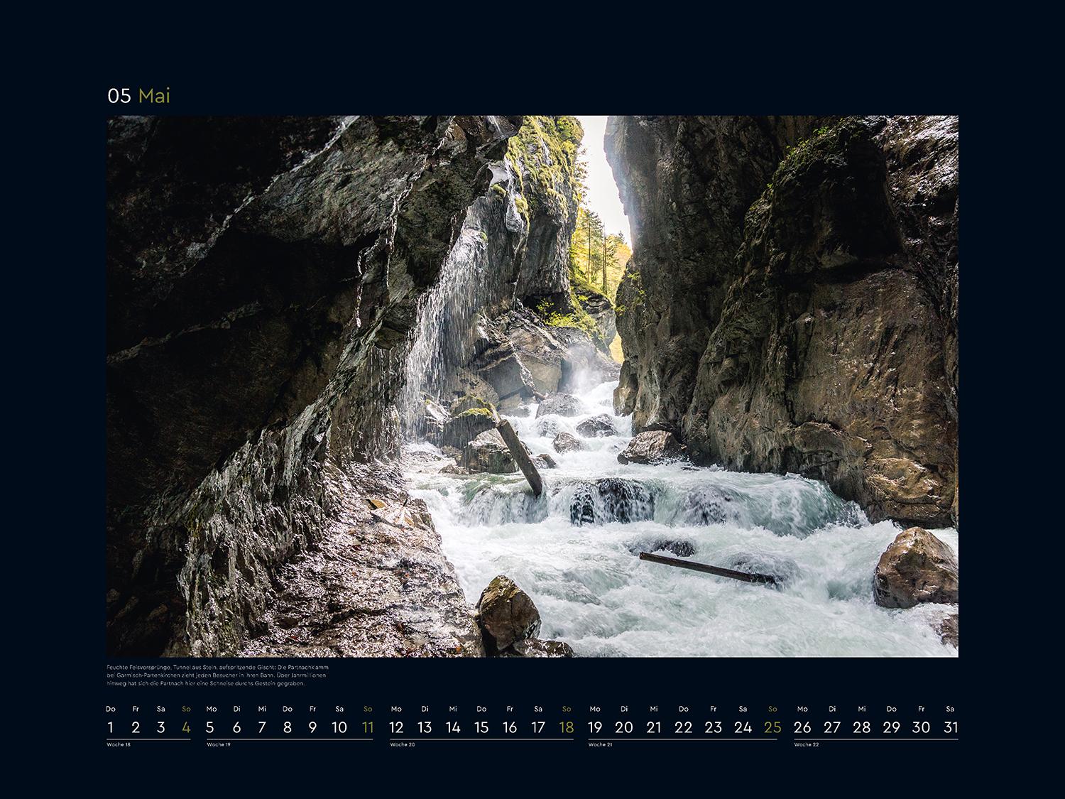 Beispielinhalt (Bild) Wildnis Deutschland - KUNTH Wandkalender 2025