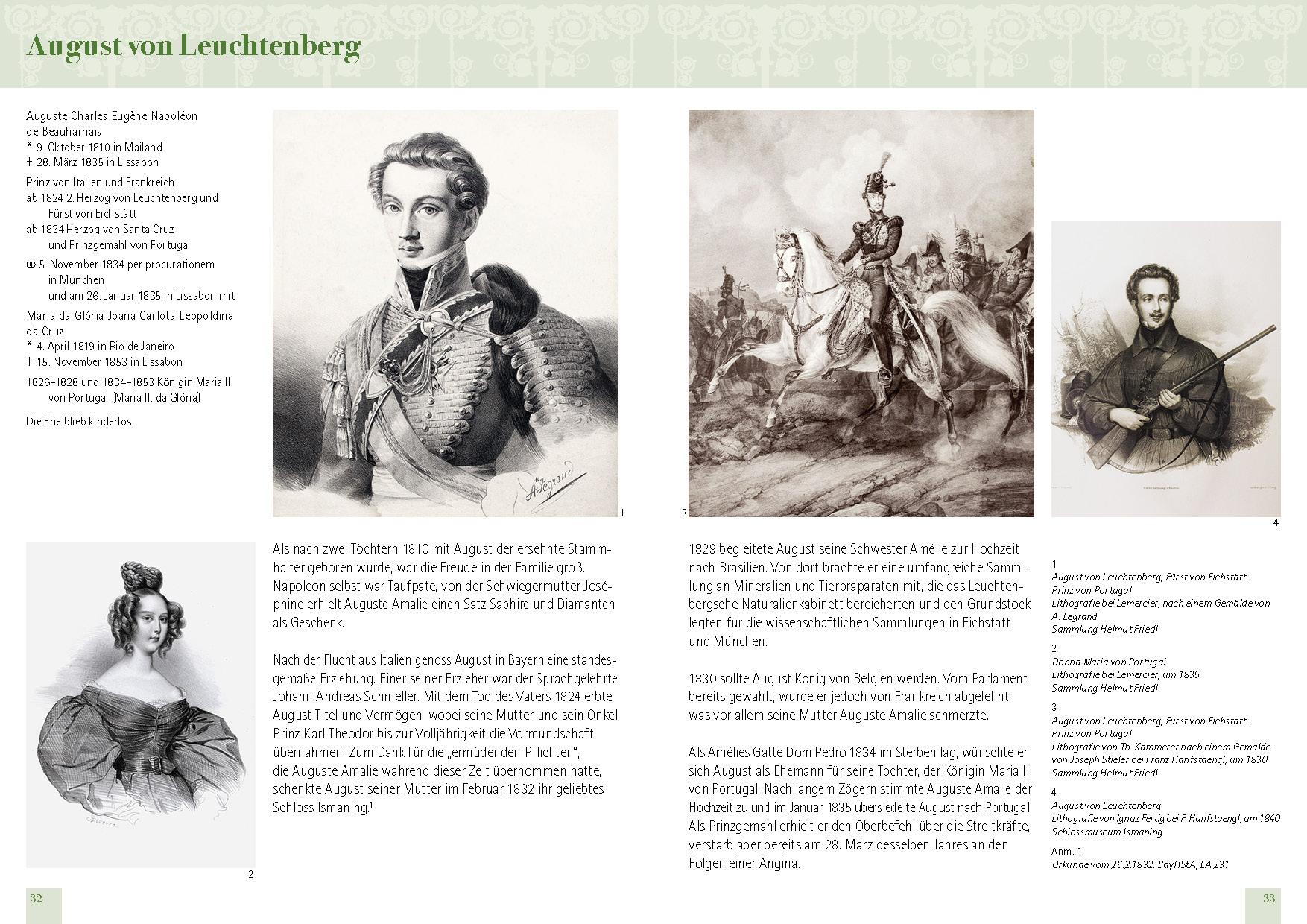 Beispielinhalt (Bild) Die Herzöge von Leuchtenberg Fürsten von Eichstätt