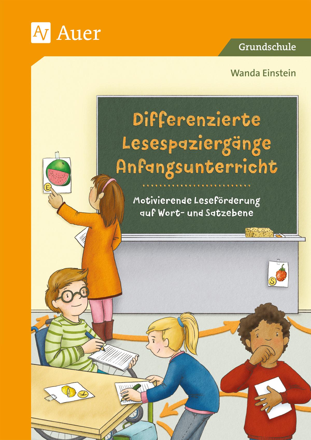 Vorderes Coverbild Differenzierte Lesespaziergänge Anfangsunterricht