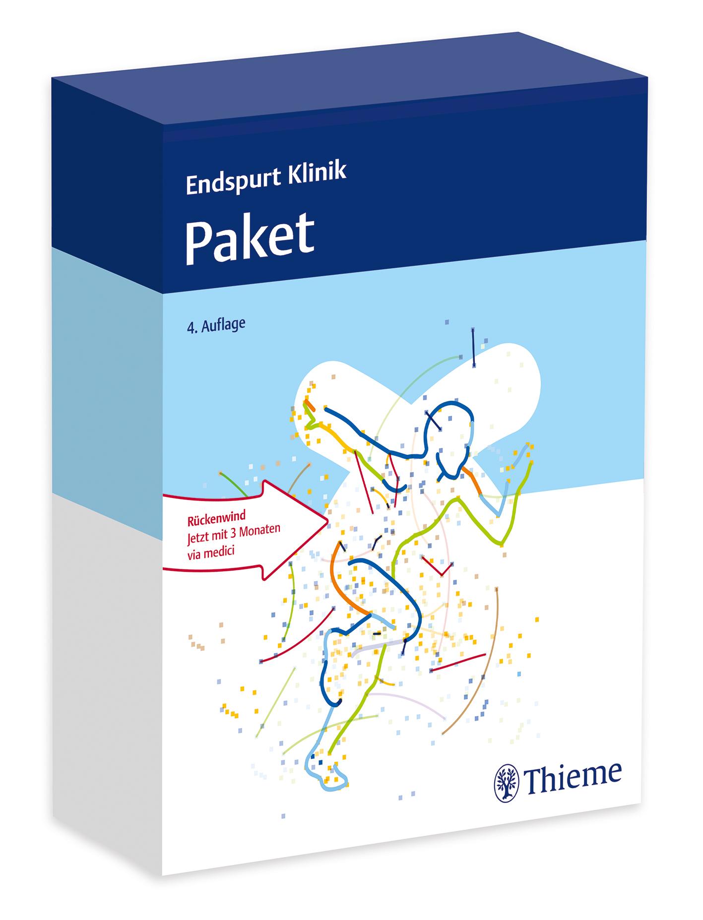 Vorderes Coverbild Endspurt Klinik Paket im Schuber